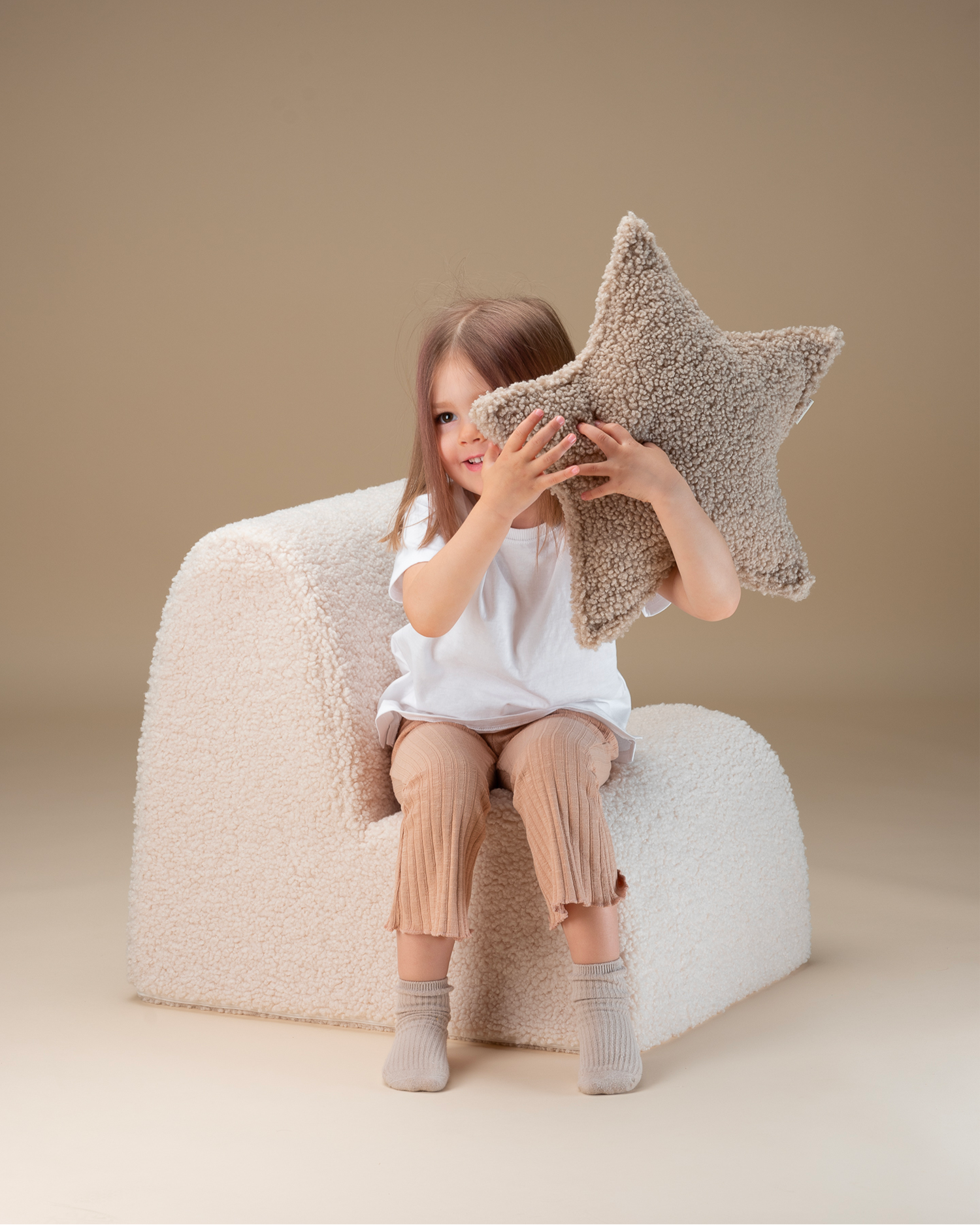 Cuscino in teddy Star