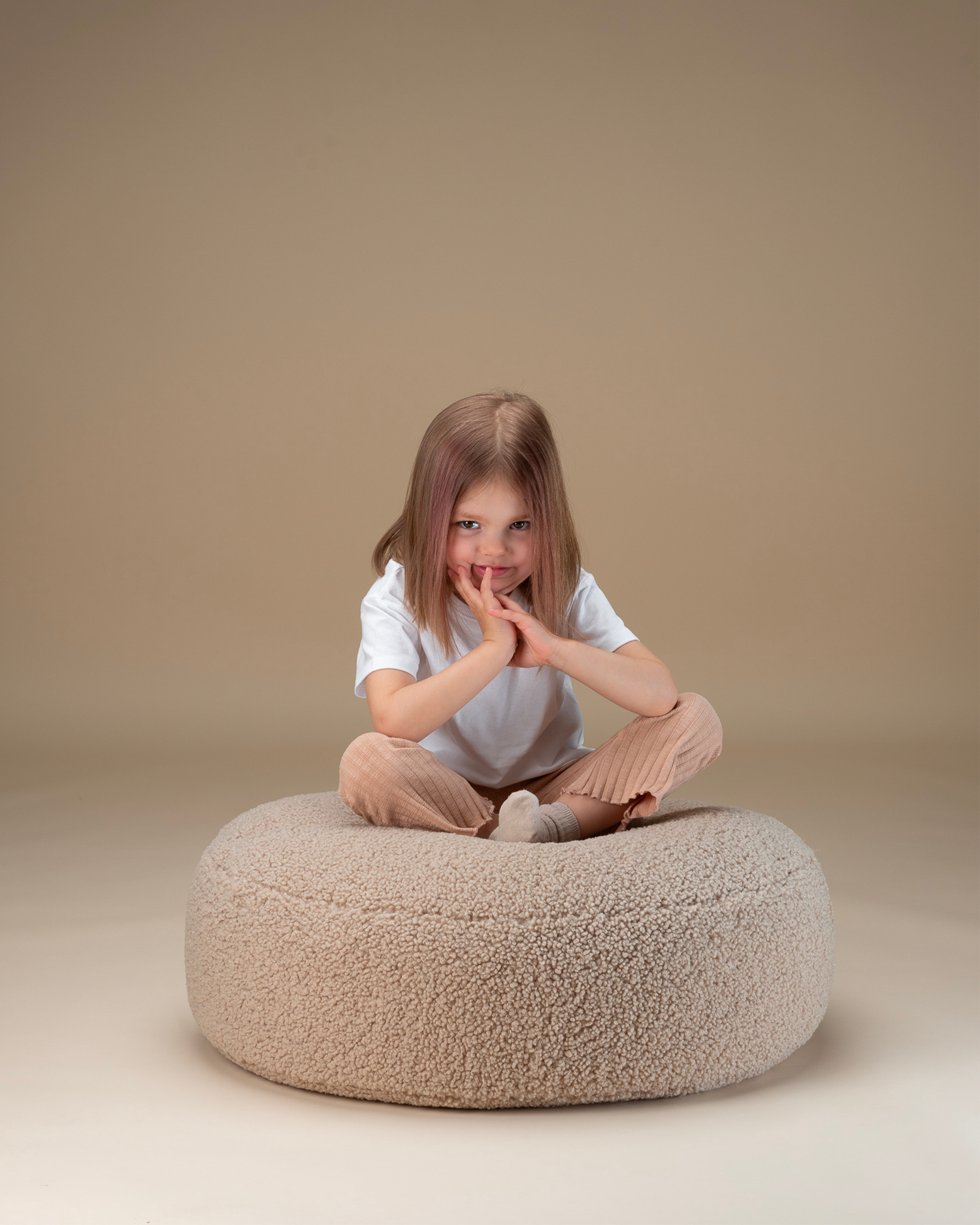 Pouf in teddy Ottoman