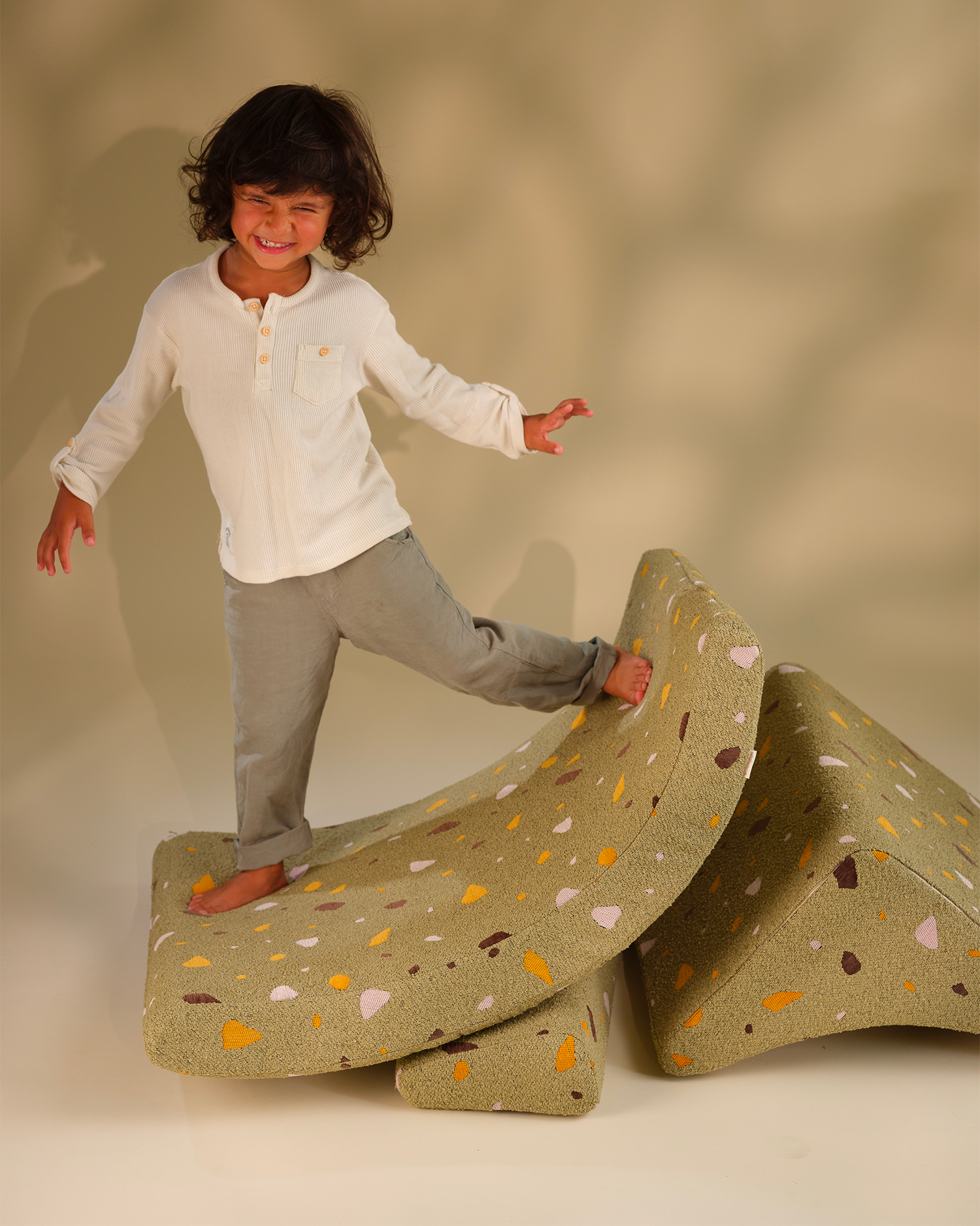 Poltrona per bambini Moon Terrazzo