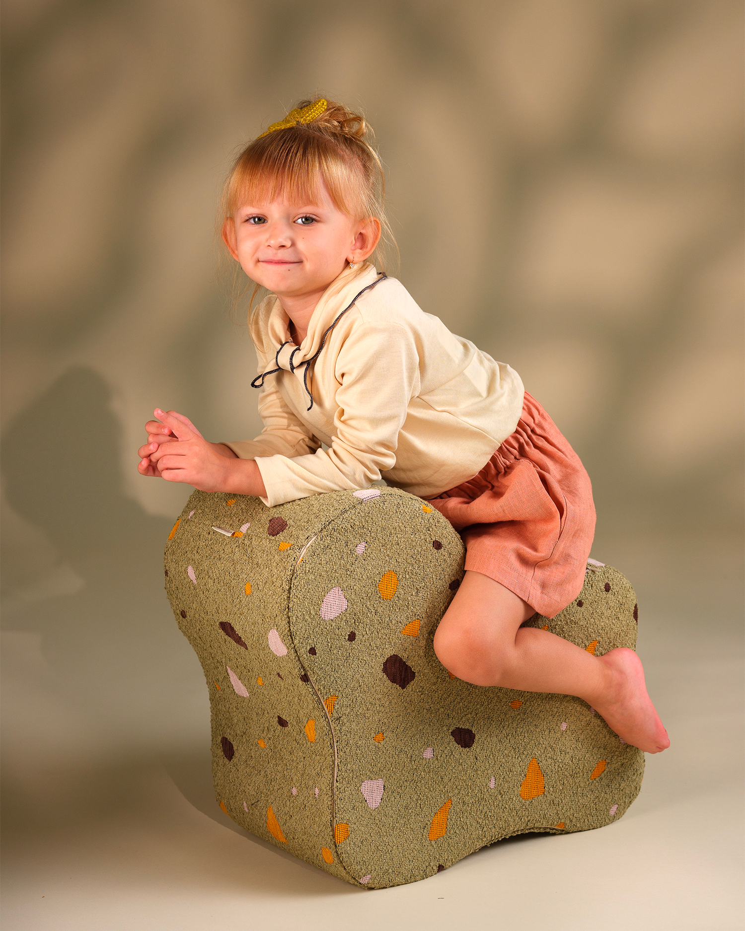 Pouf per bambini Cloud Terrazzo