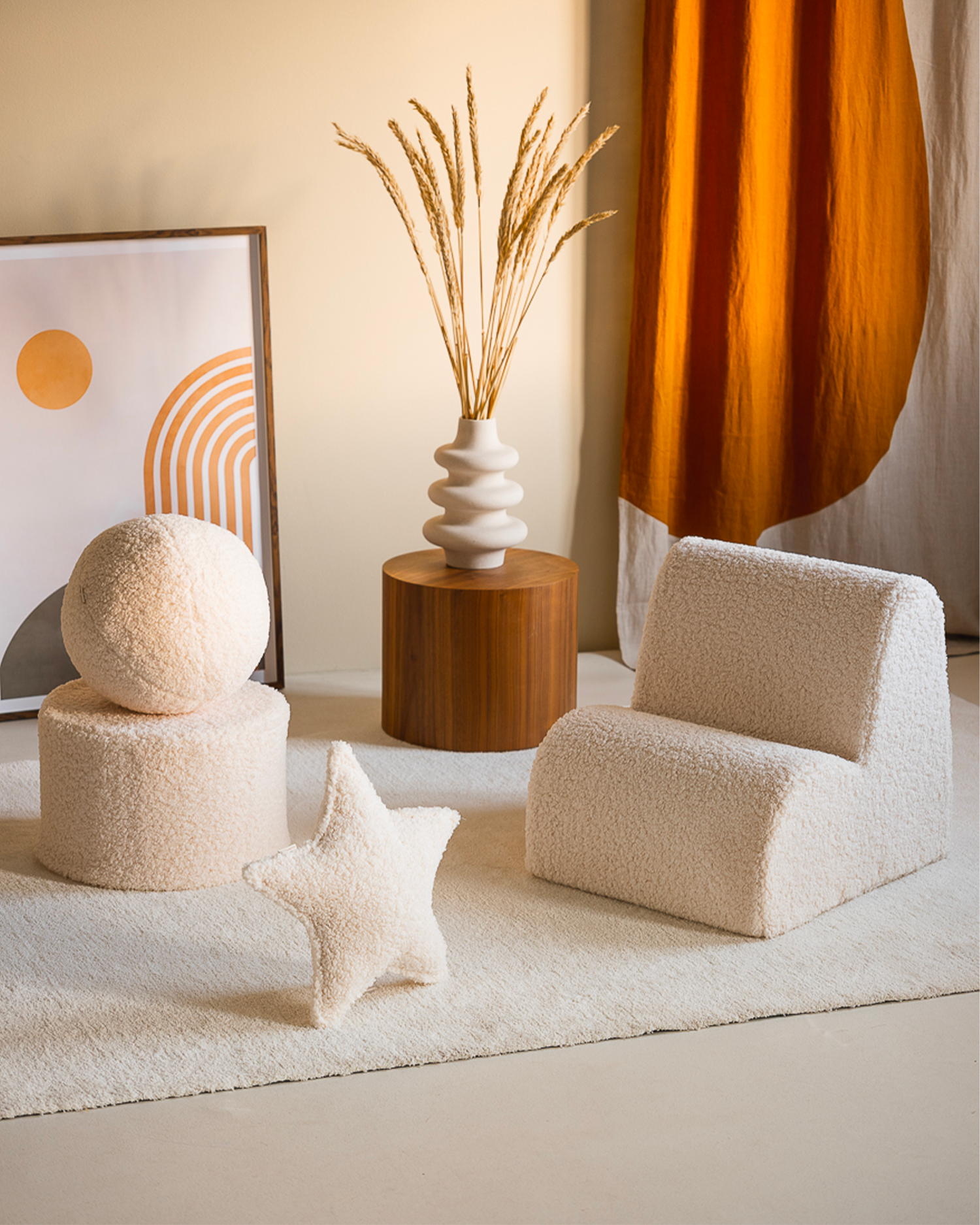 Sedia per bambini in teddy Cloud