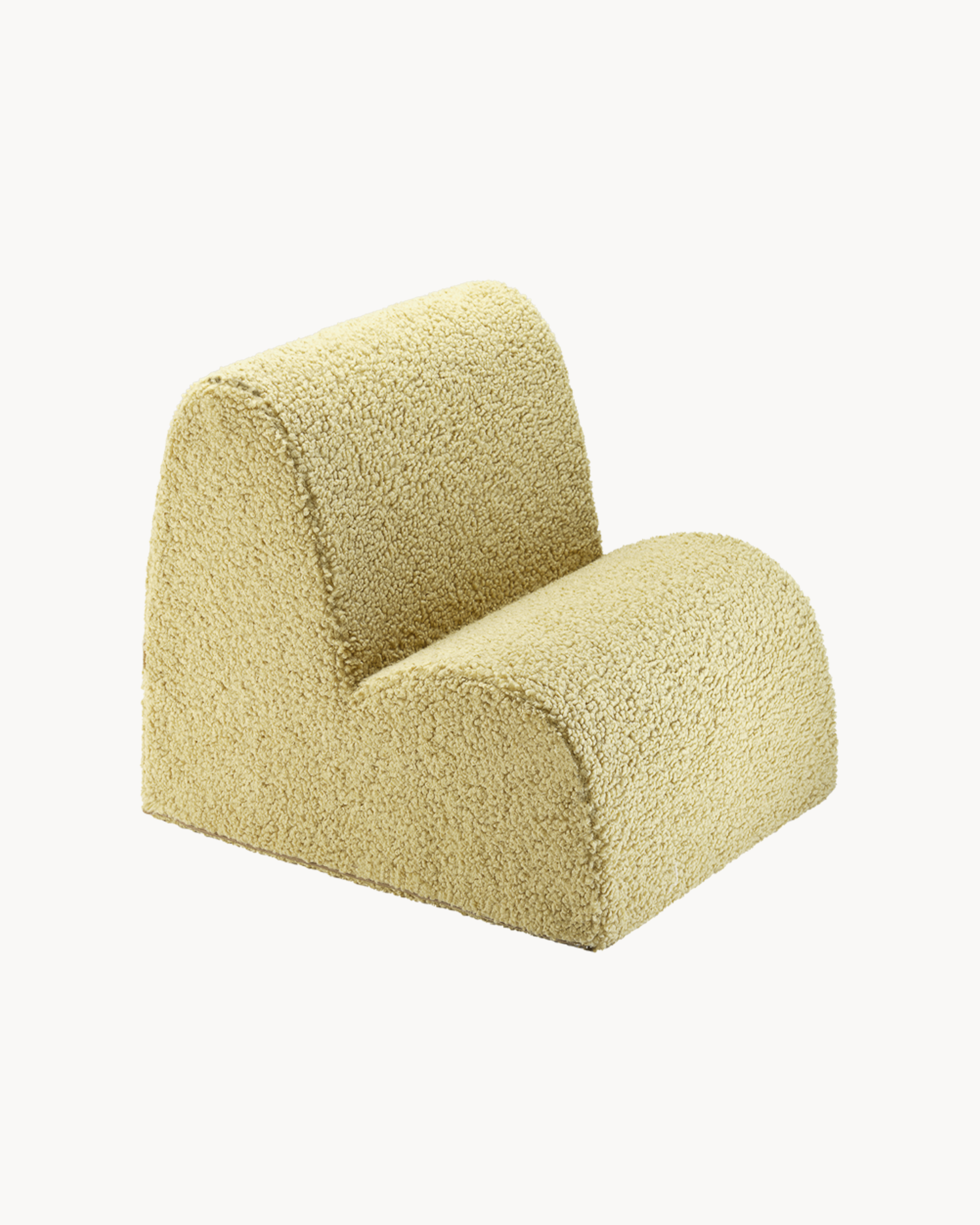 Sedia per bambini in teddy Cloud, matcha
