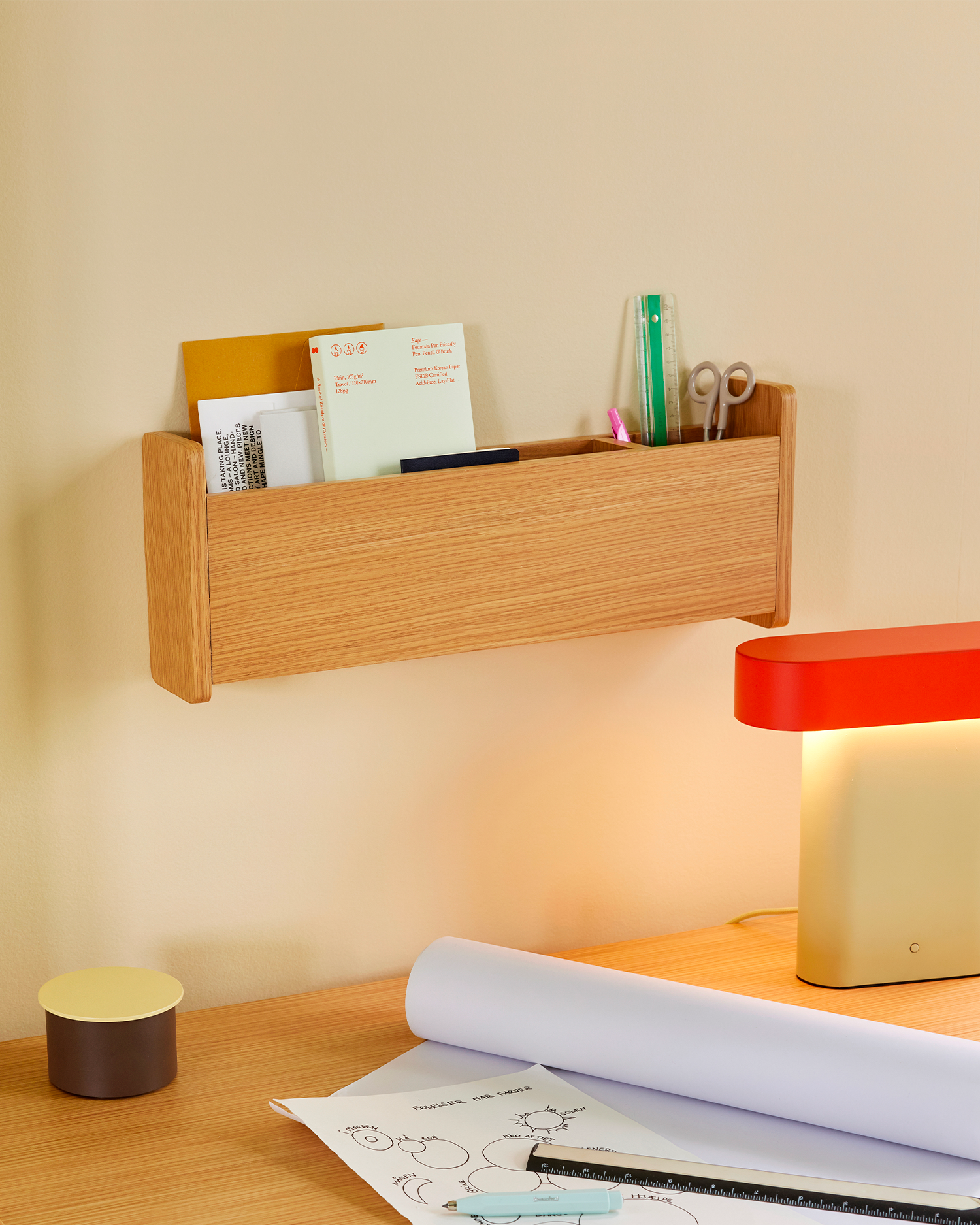 Organizer da parete in legno AtHand