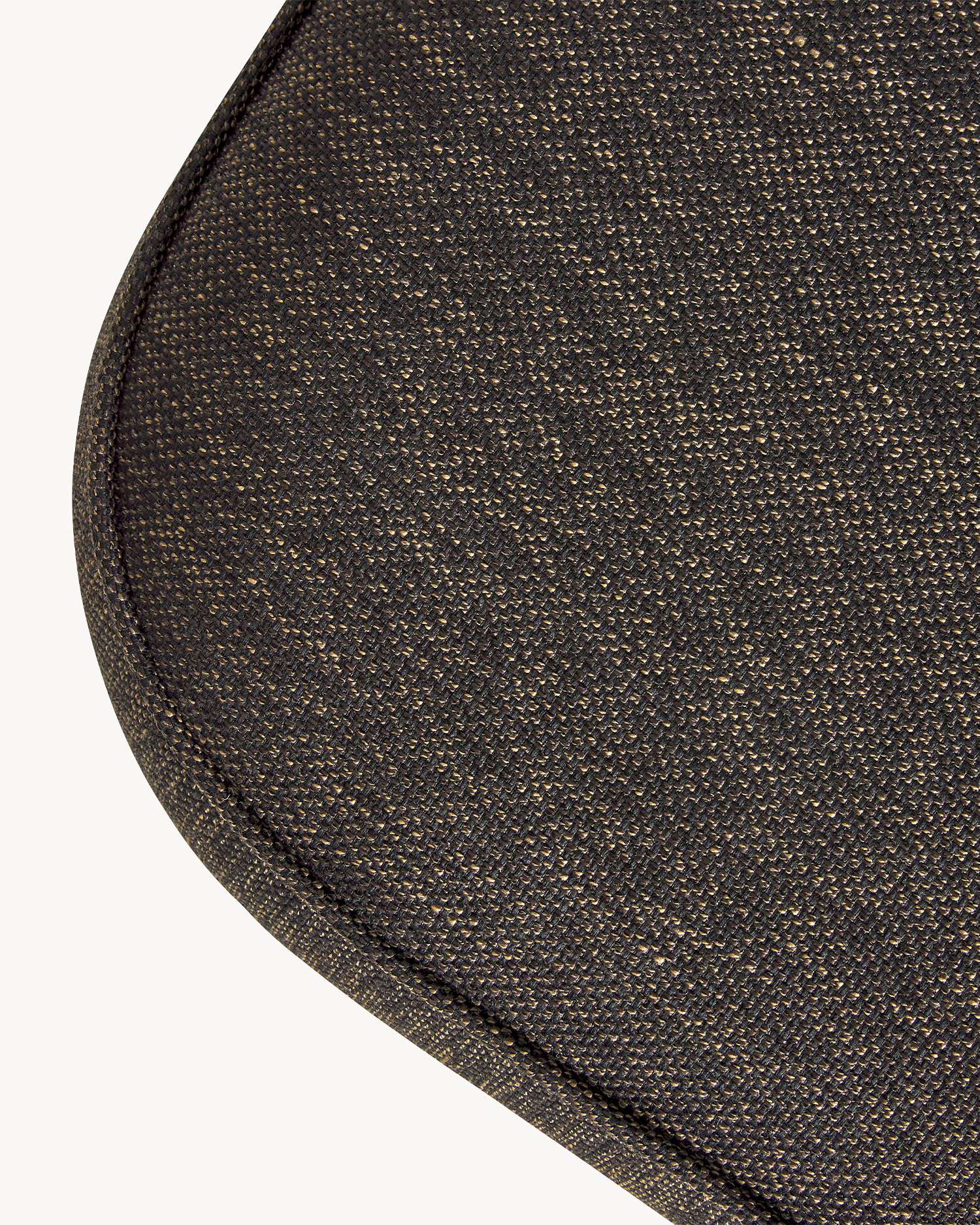 Pouf imbottito Cube, marrone scuro