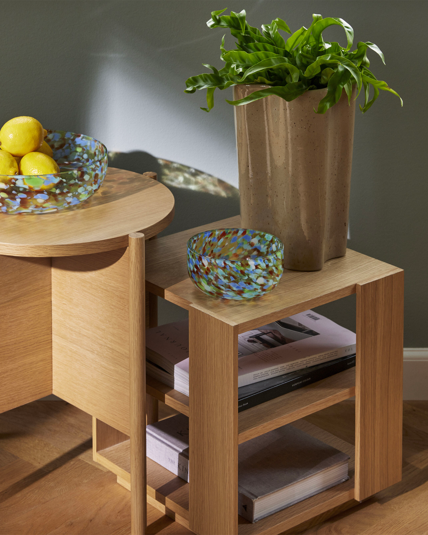 Tavolino in legno Merge