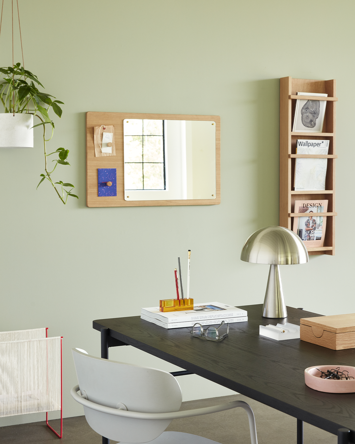 Lampada da tavolo Mush Mini, argento