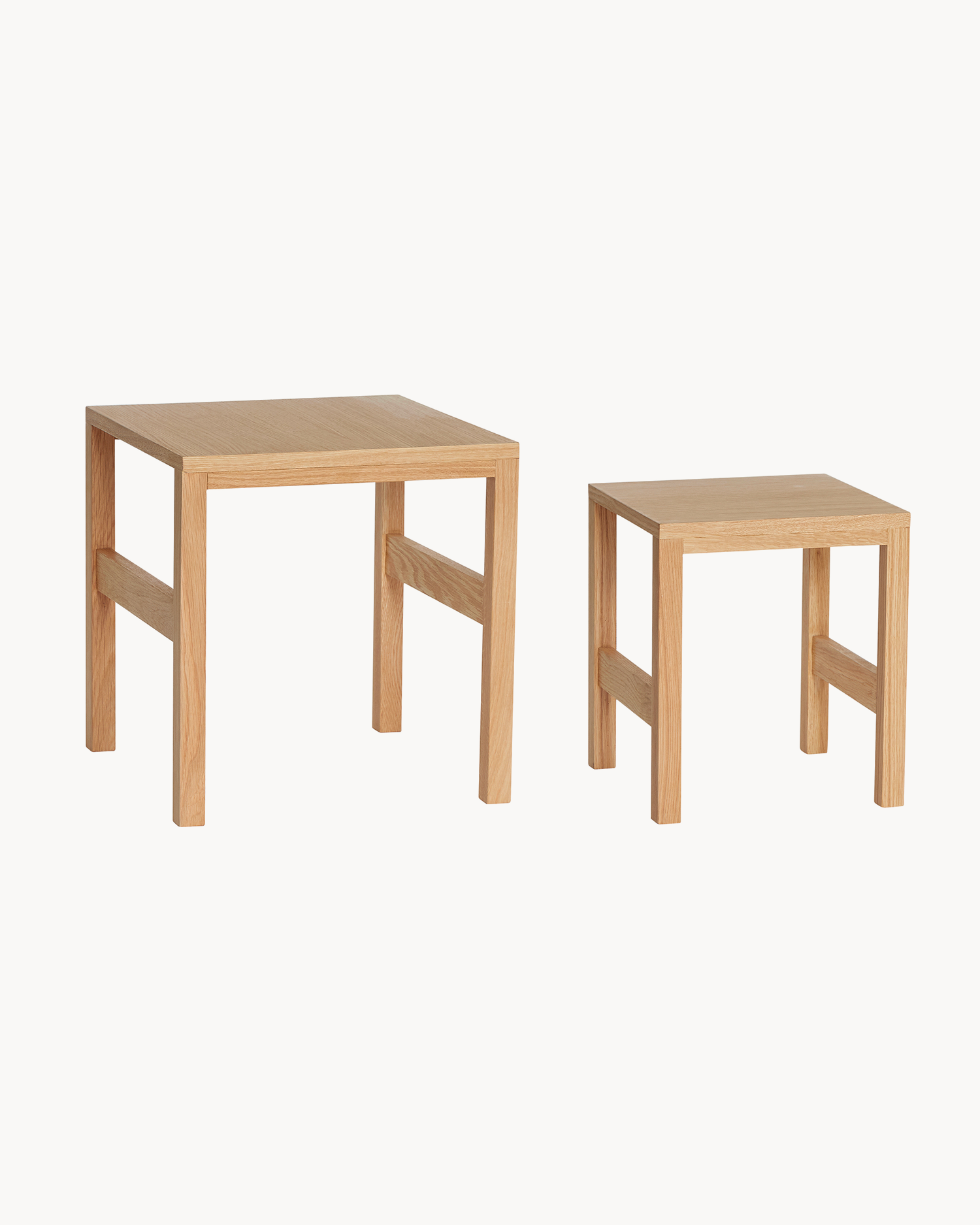 Set 2 tavolini in legno Puzzle
