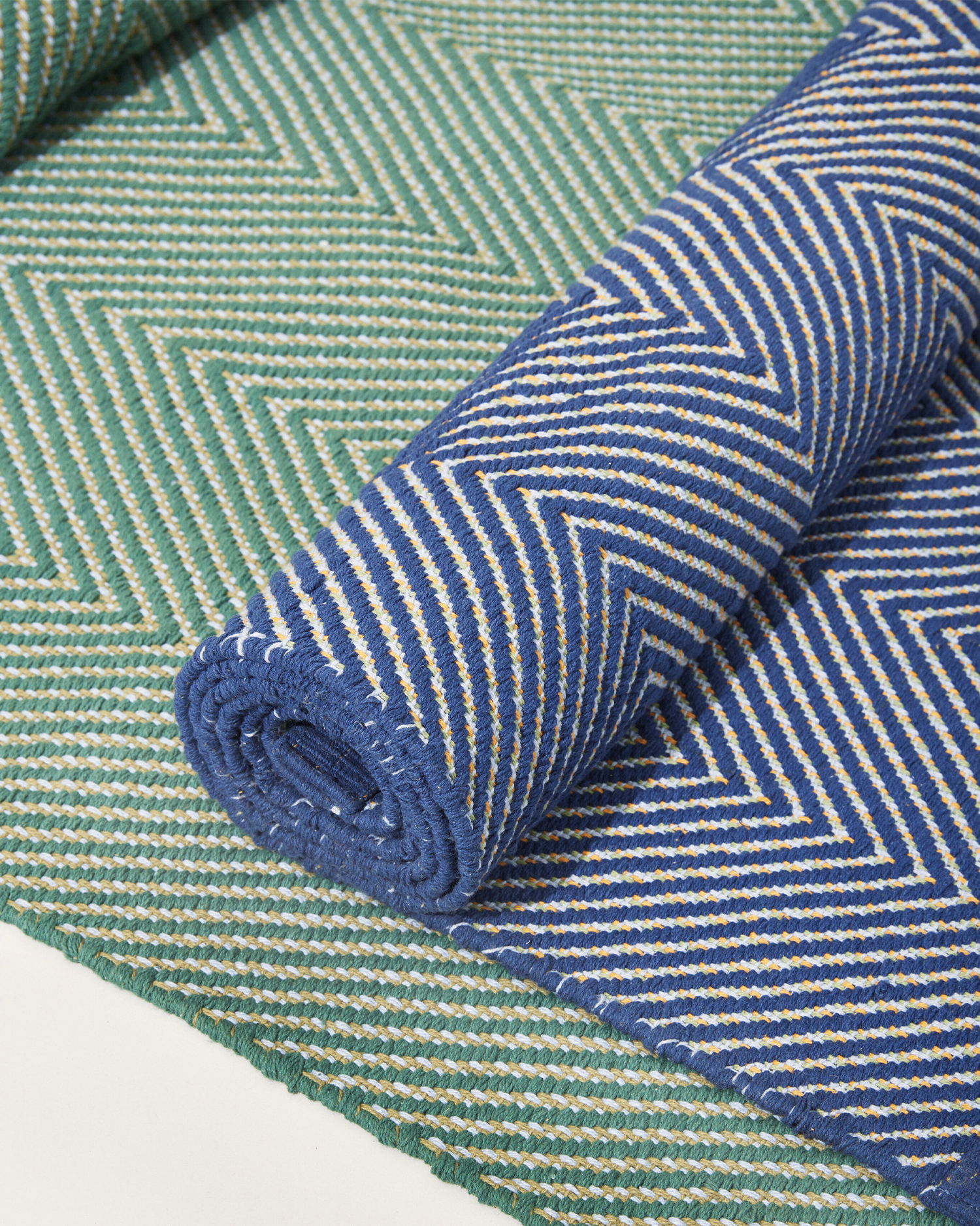 Tappeto in cotone Mellow, verde