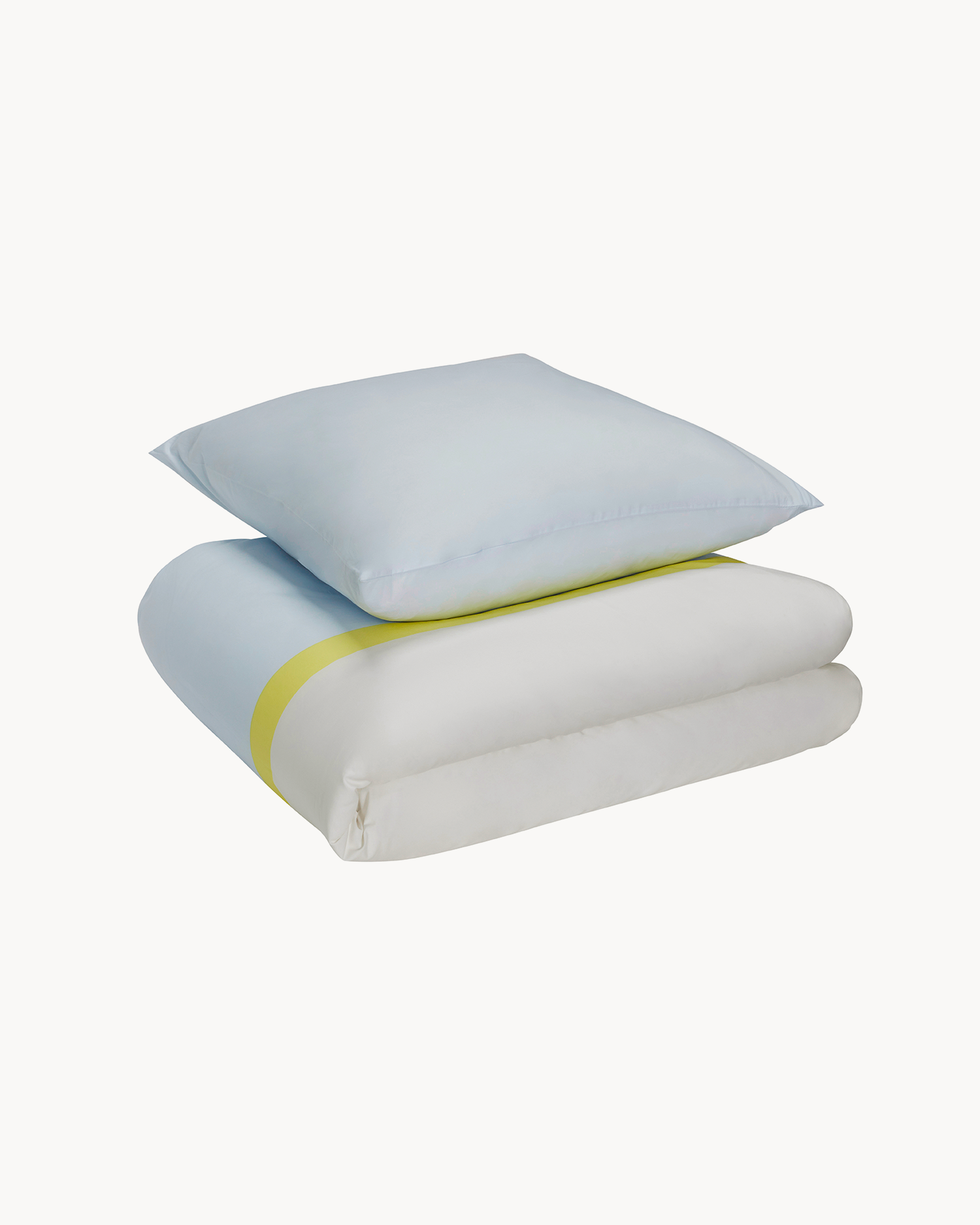 Copripiumino in cotone con federa Block 140x200