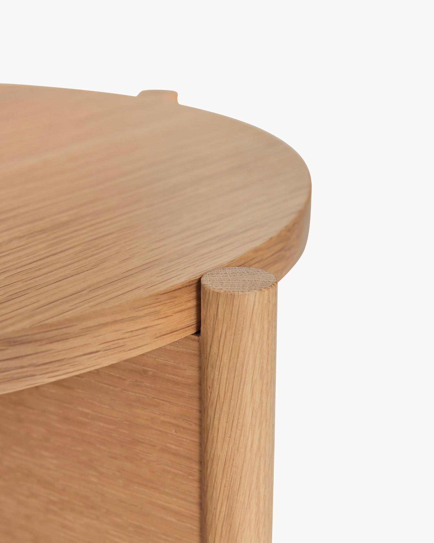 Tavolino in legno di quercia Heritage