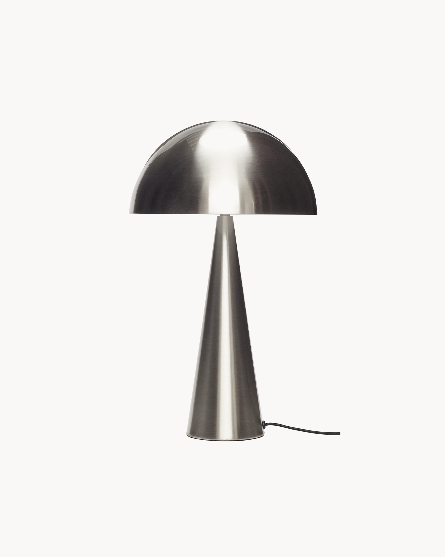 Lampada da tavolo Mush, argento