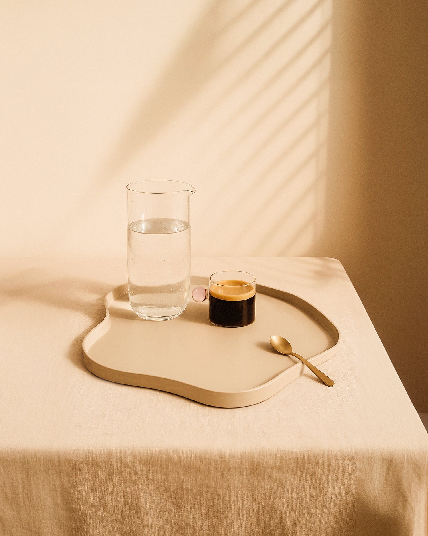 Set 6 tazzine da caffè in vetro con manico colorato Kalinda