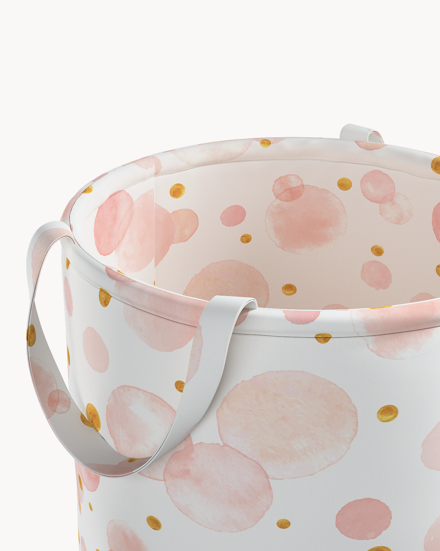 Cesta portagiochi Tobi pink bubble