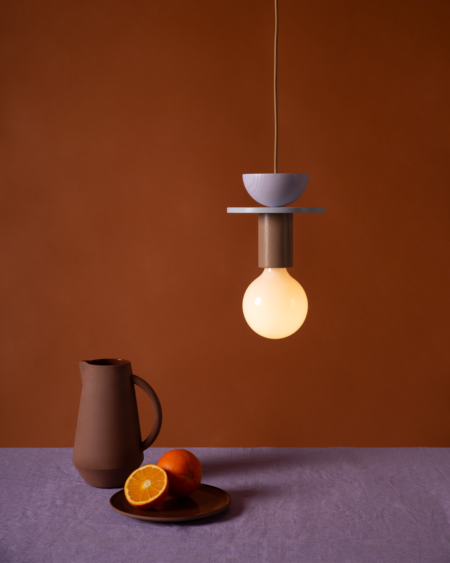 Lampada a sospensione Junit, toffee