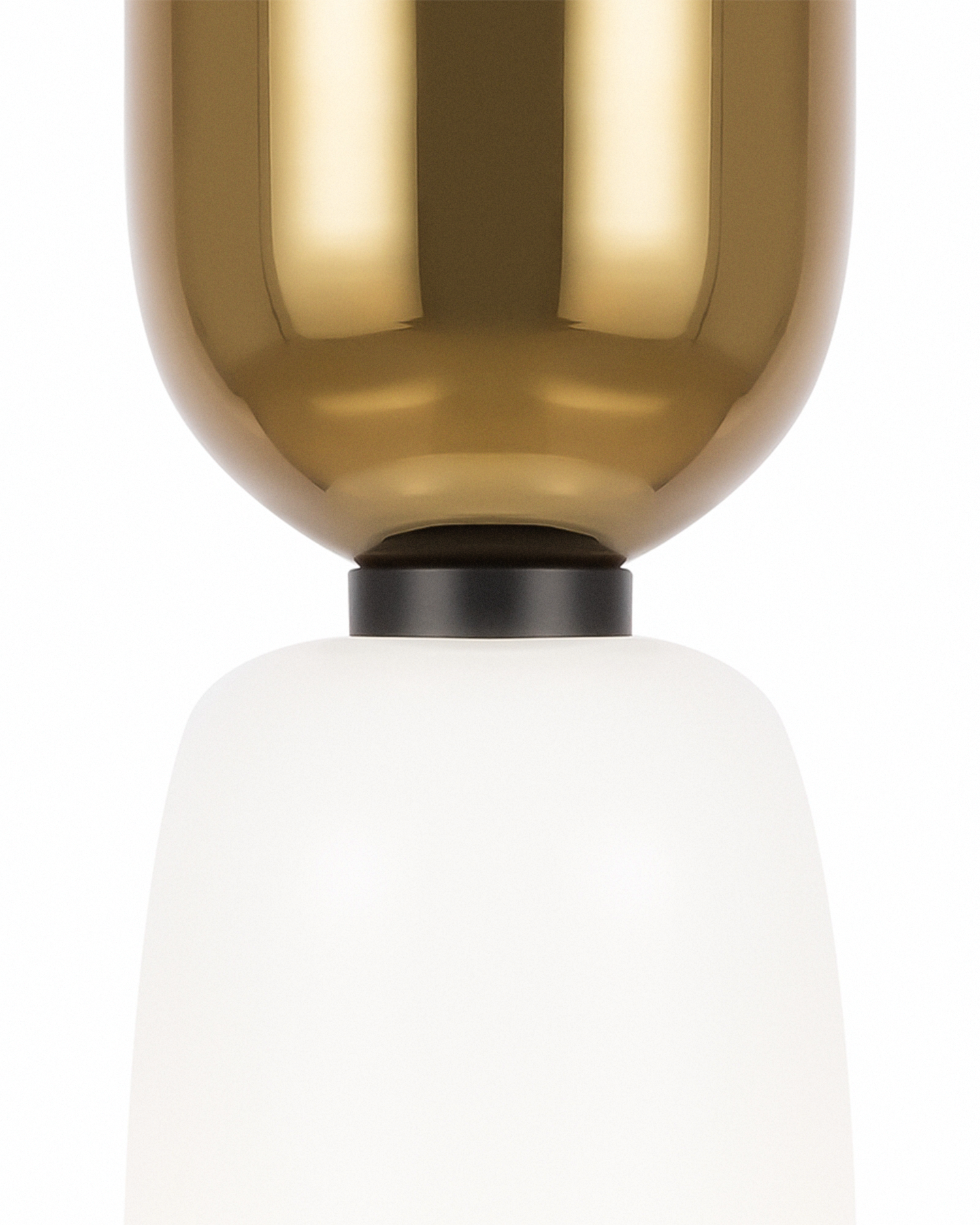 Lampada a sospensione Memory, oro