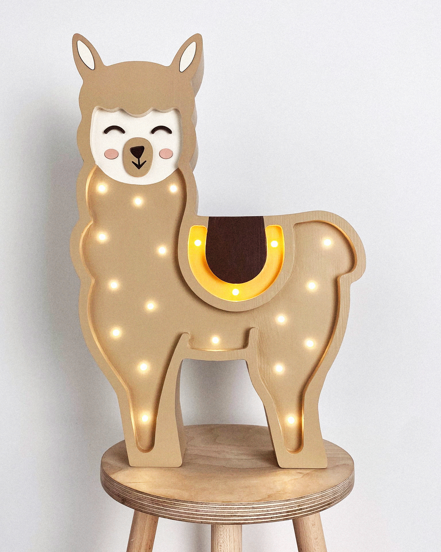 Lampada portatile in legno Alpaca