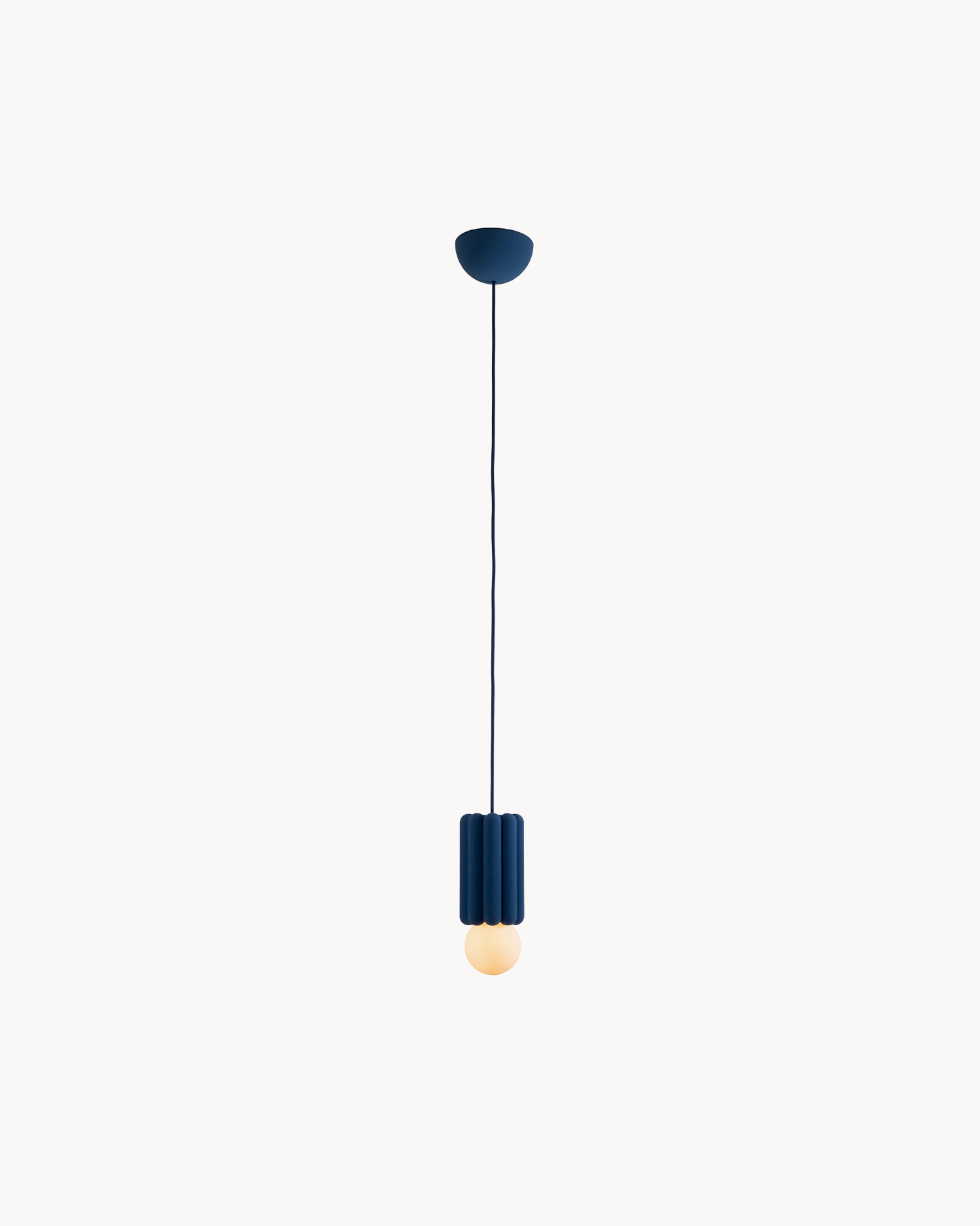 Lampada a sospensione Stucco n3, blu