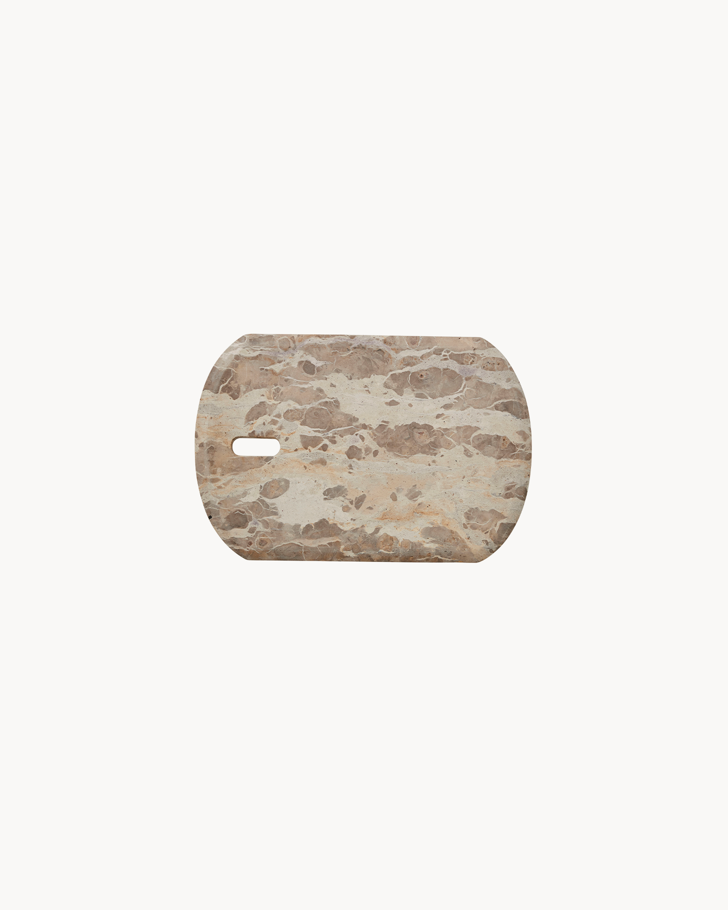 Tagliere da portata in marmo Ellia, beige