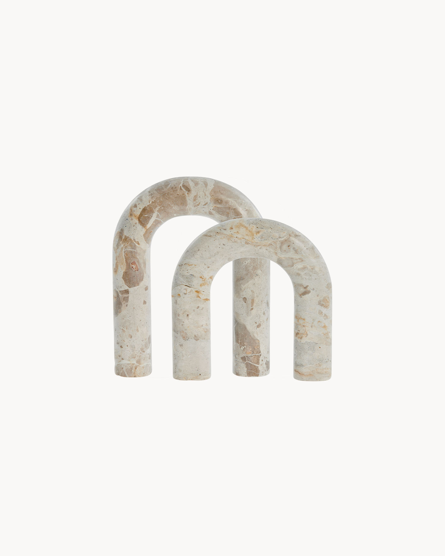Decorazione in marmo Ellia, beige