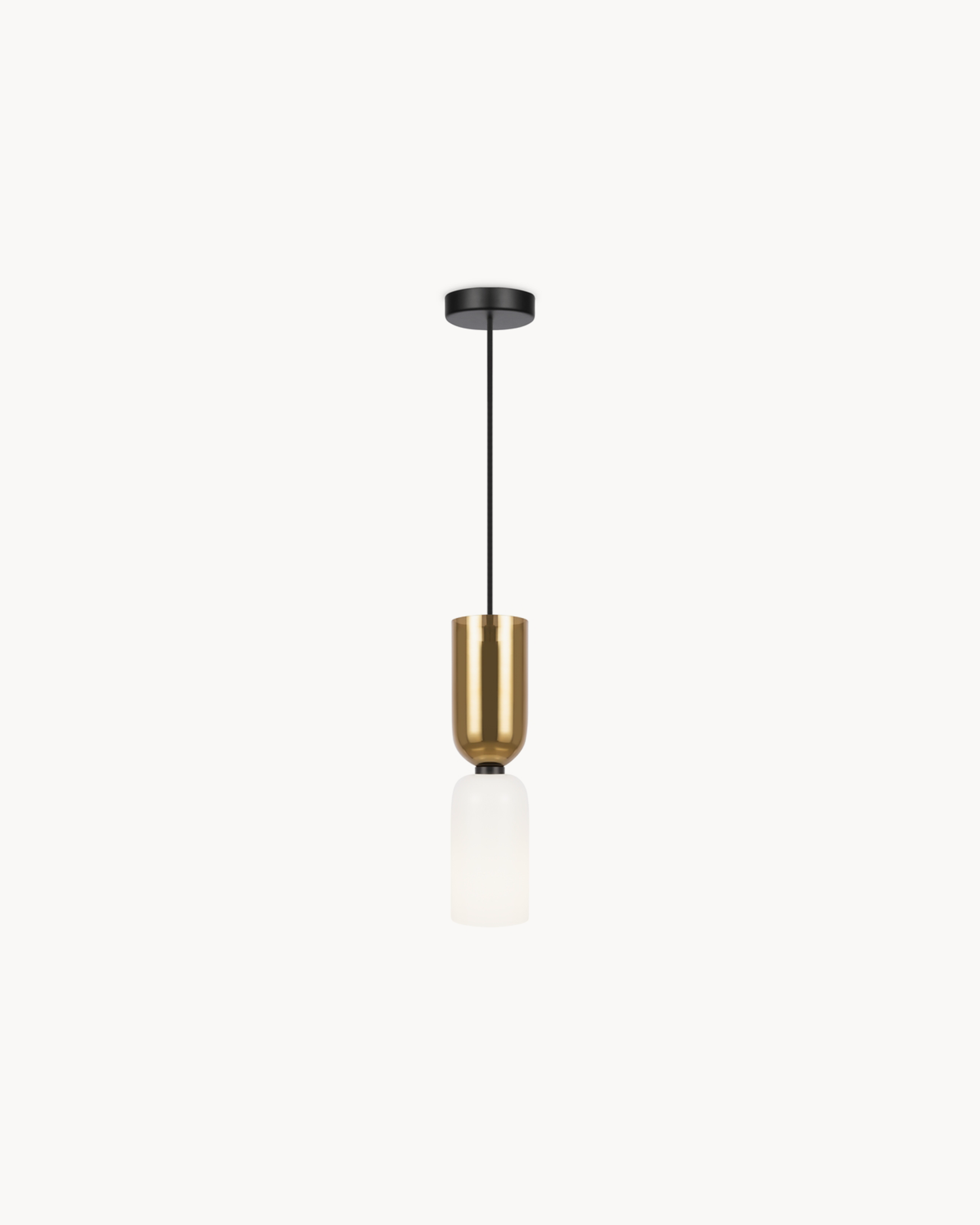 Lampada a sospensione Memory, oro