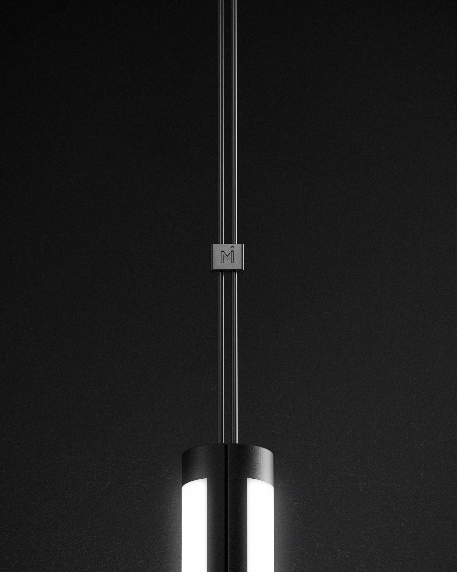 Lampada a sospensione Supersymmetry, nera