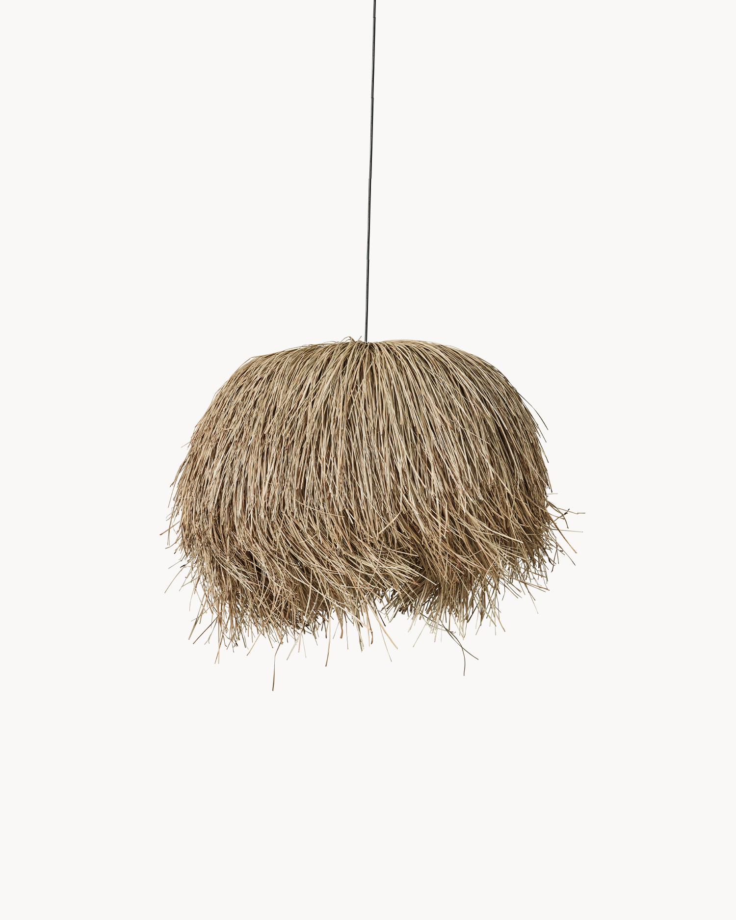 Lampada a sospensione in seagrass Rosea