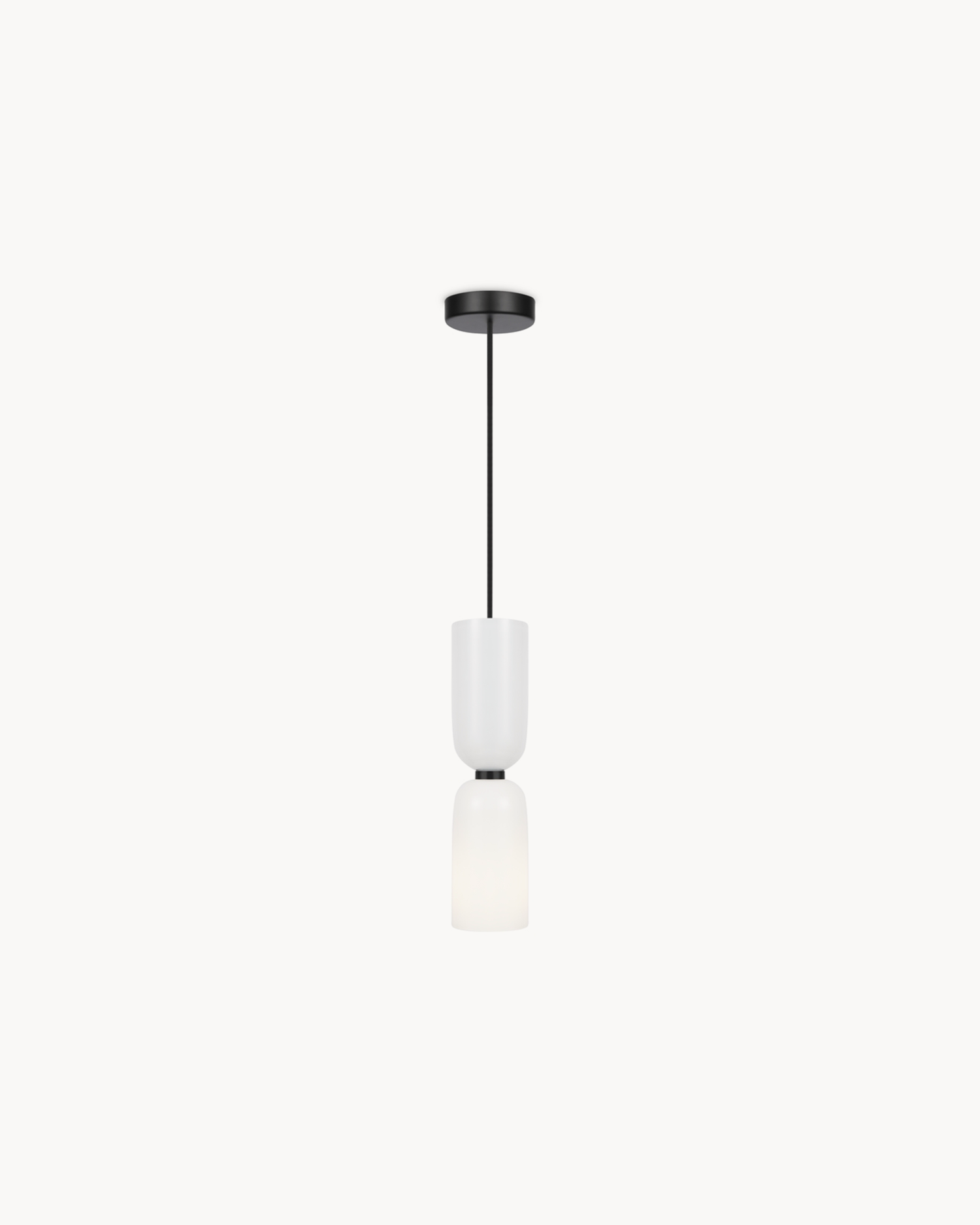 Lampada a sospensione Memory, bianca