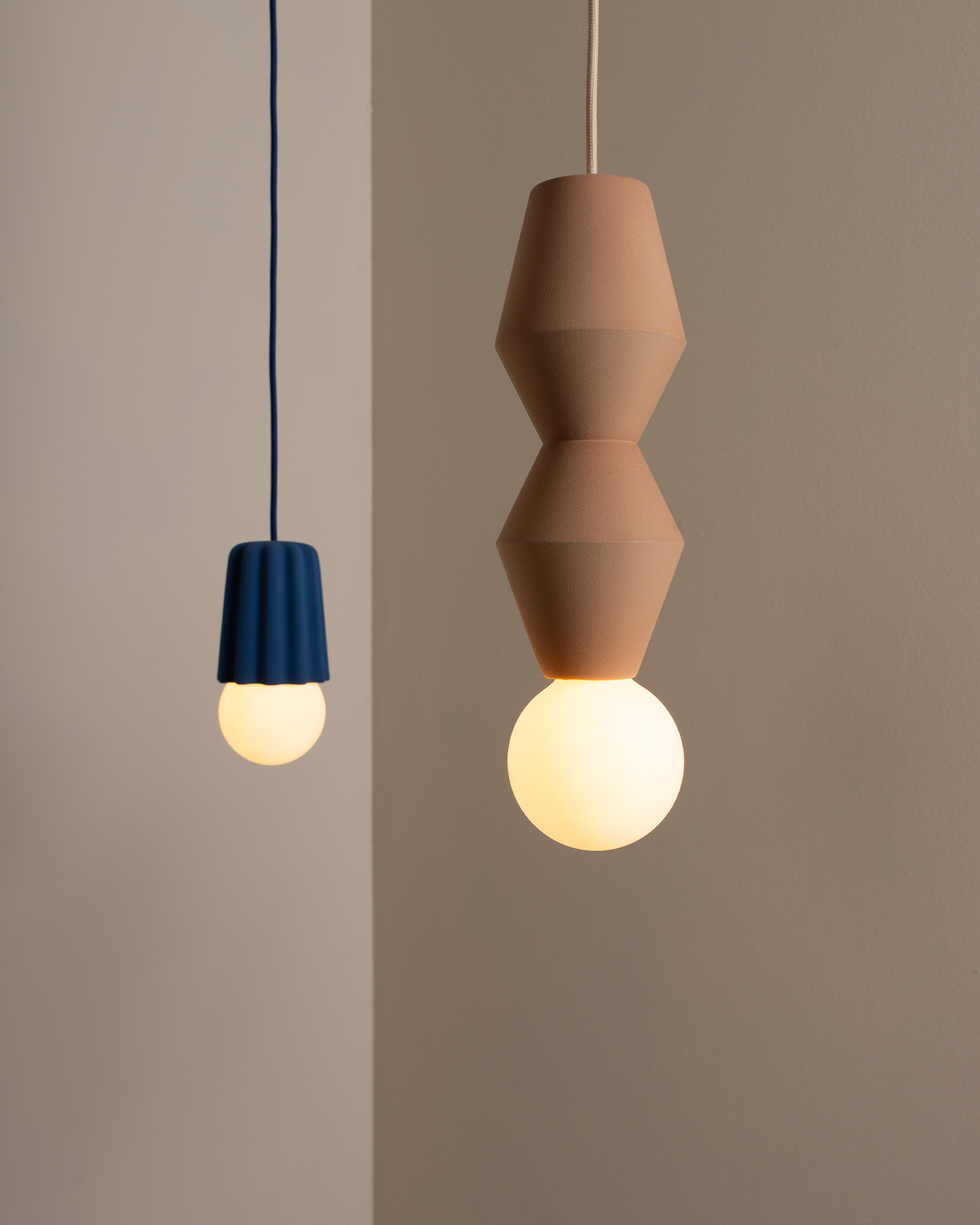 Lampada a sospensione Stucco n2, mattone