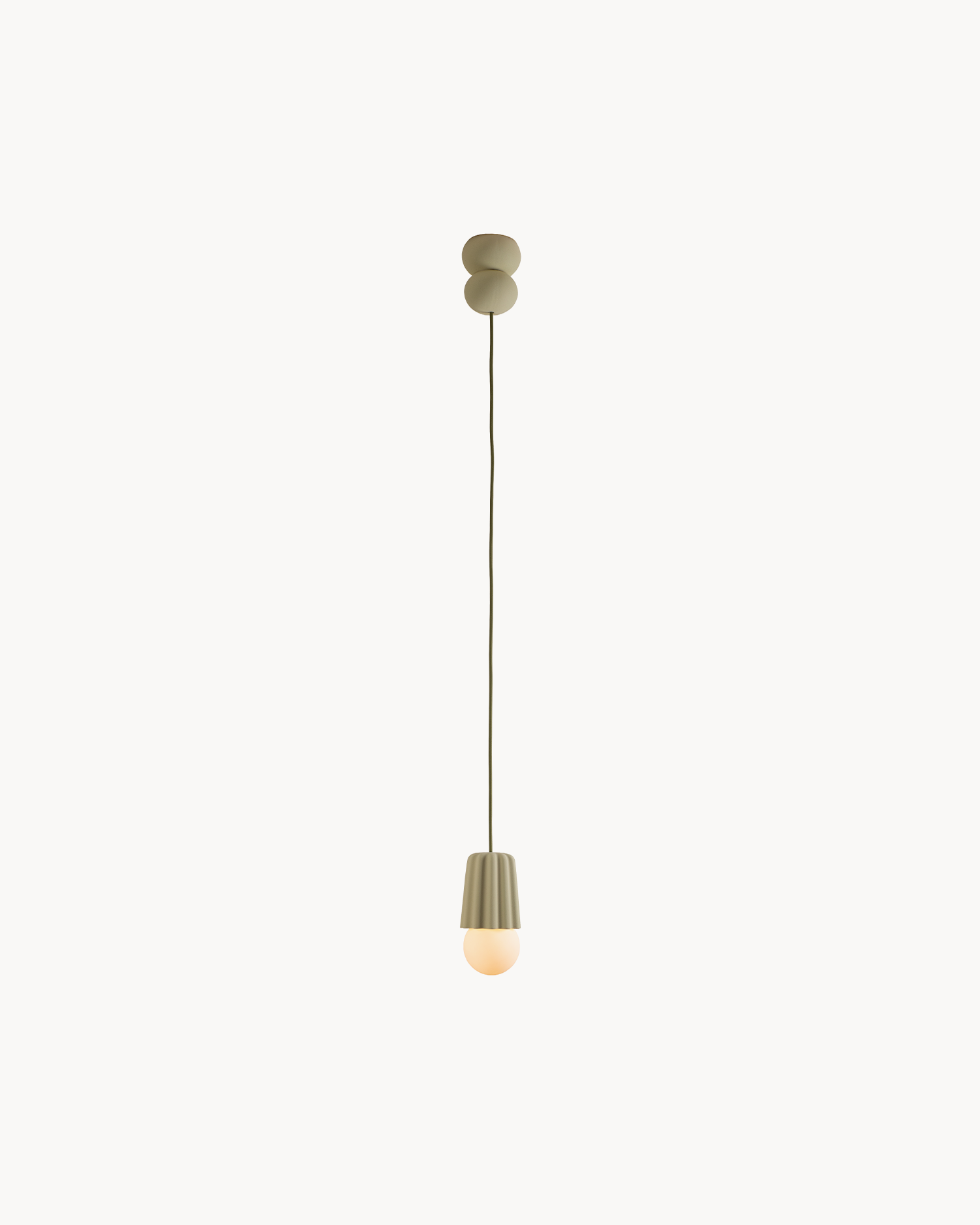 Lampada a sospensione Stucco n1, verde