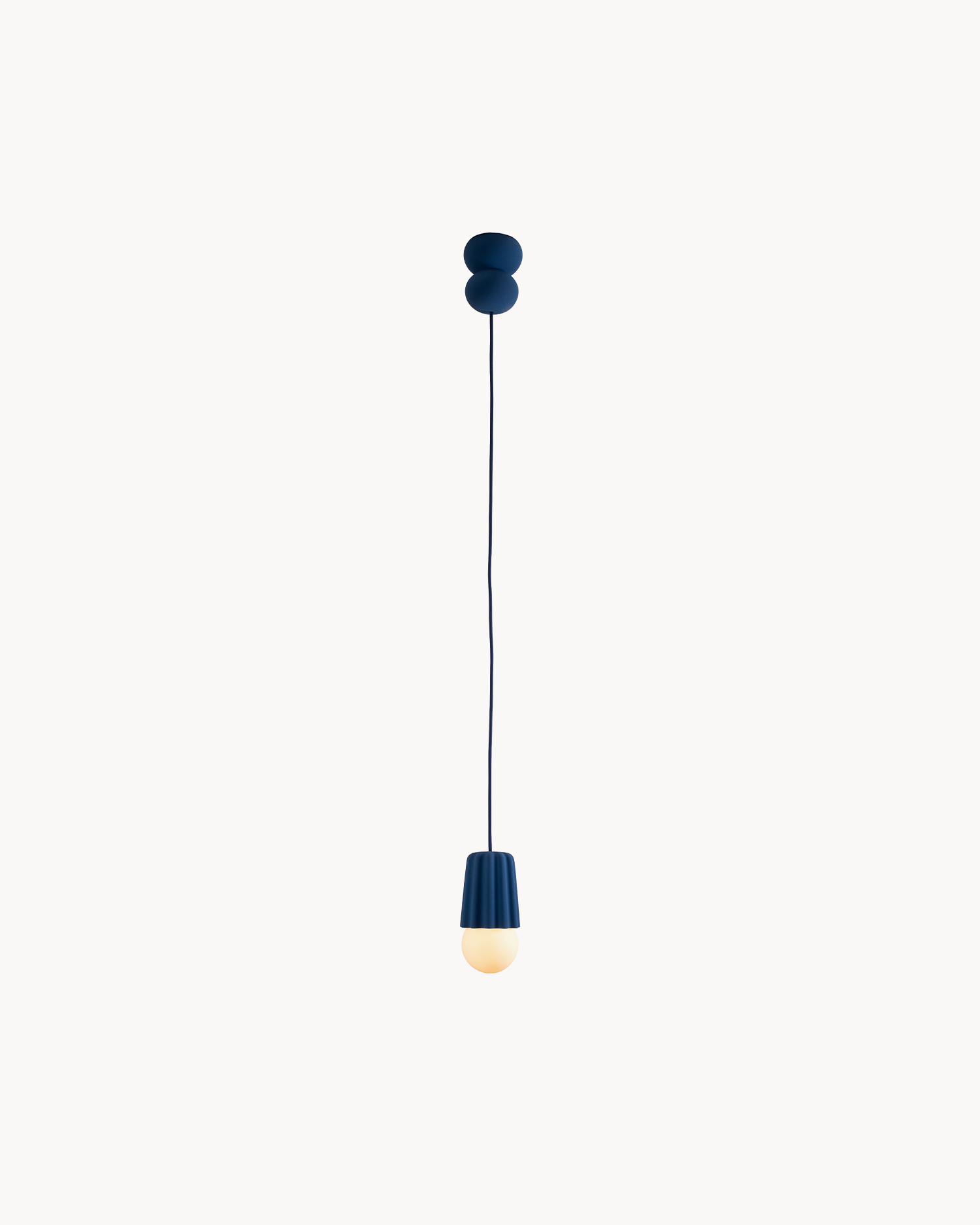 Lampada a sospensione Stucco n1, blu