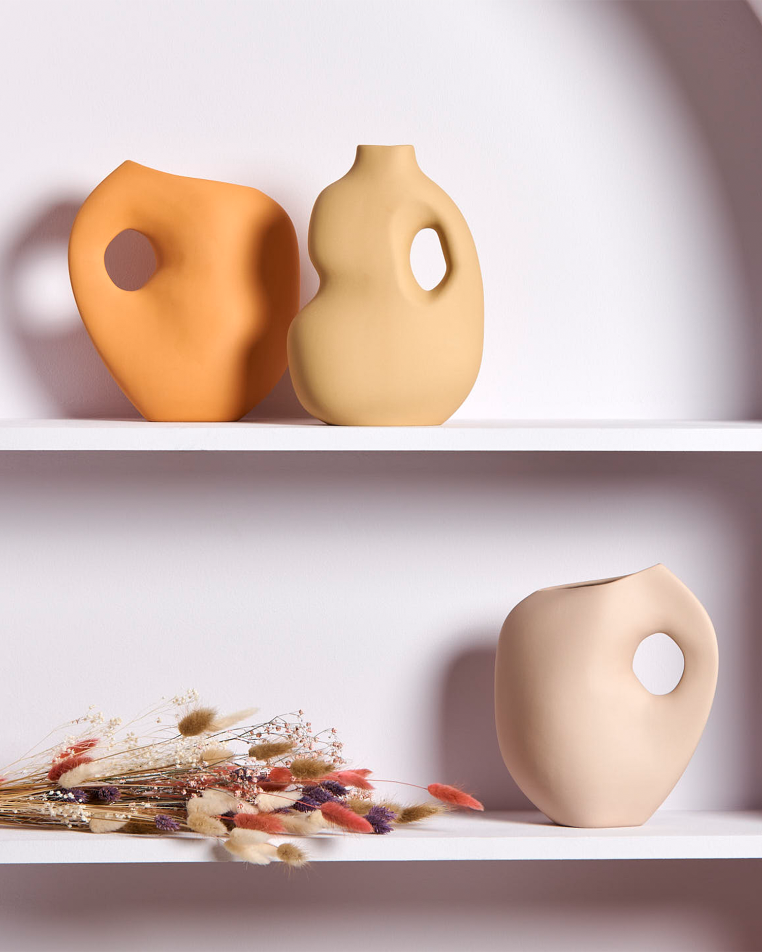 Vaso in ceramica Aura I, albicocca