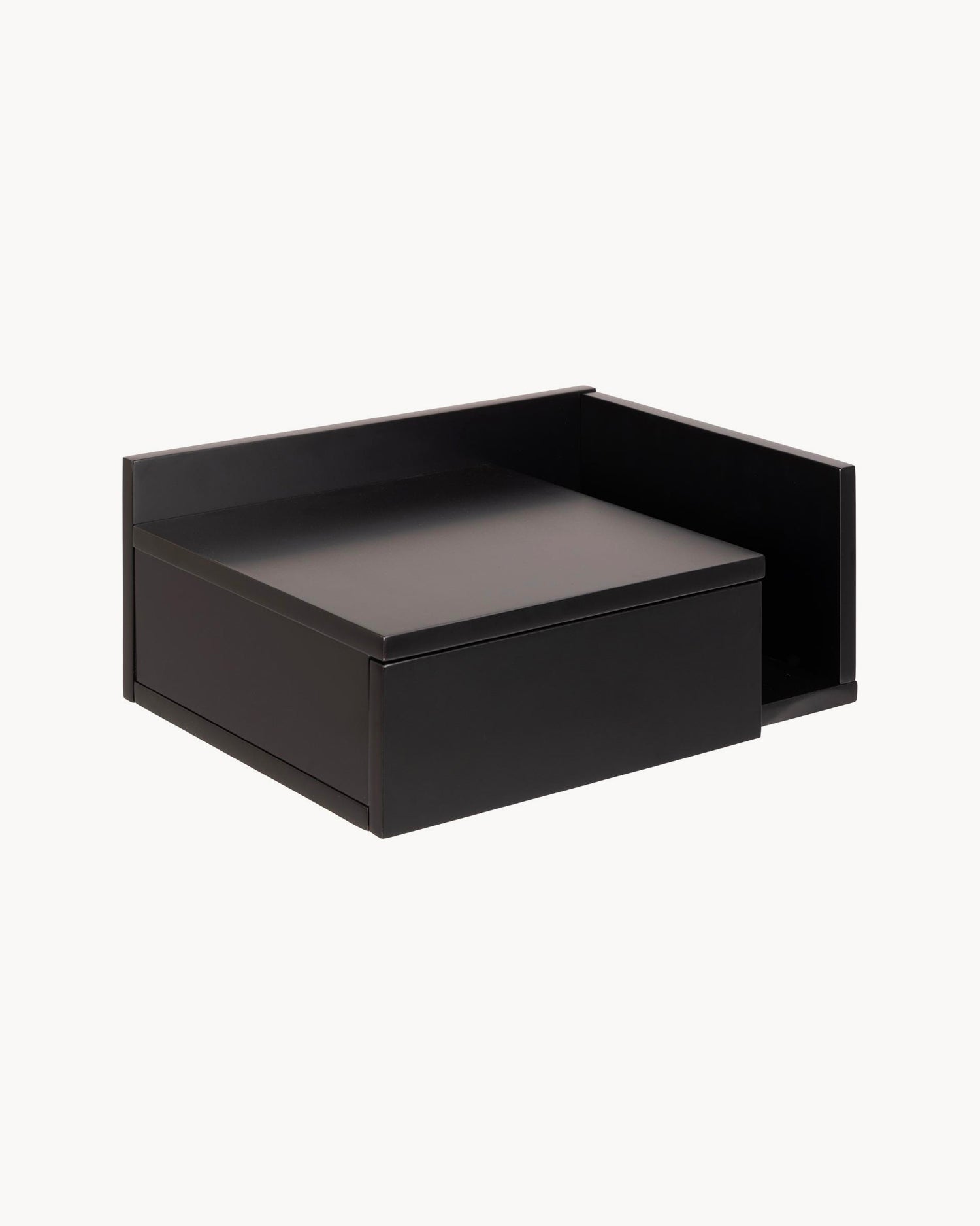 Comodino da parete in legno Ashlan