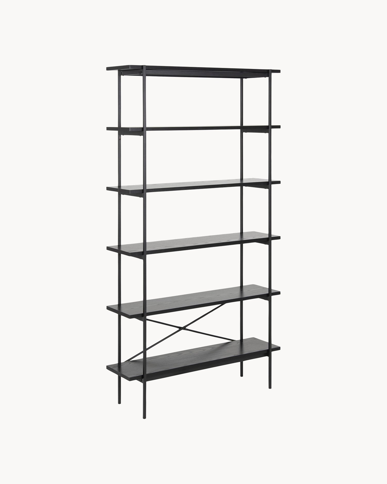 Scaffale in legno e metallo Angus