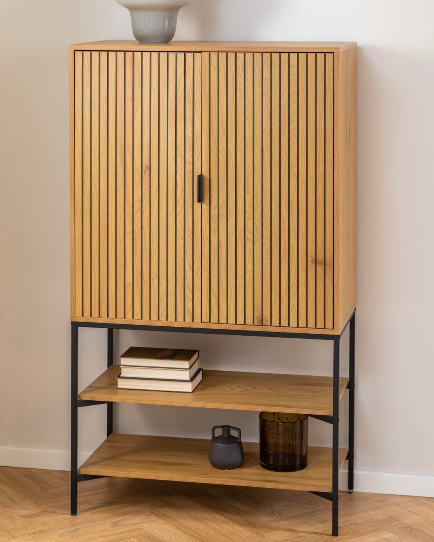 Credenza alta in legno Jaipur