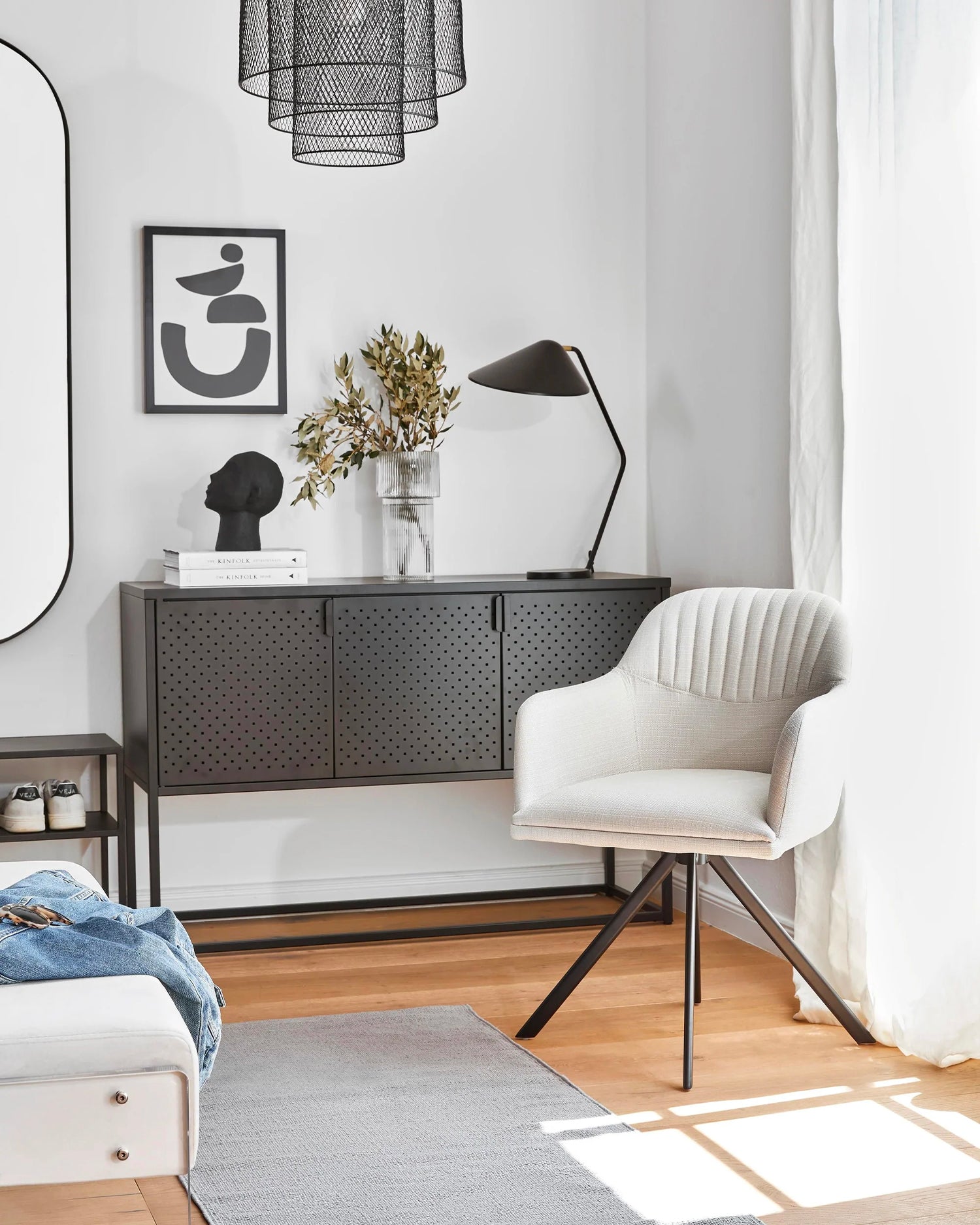Credenza in metallo Newton