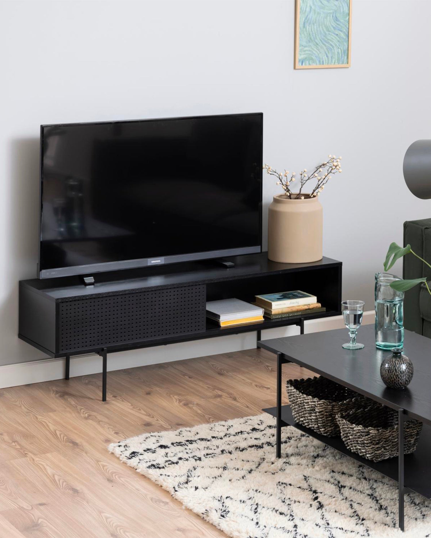 Mobile tv in legno Angus