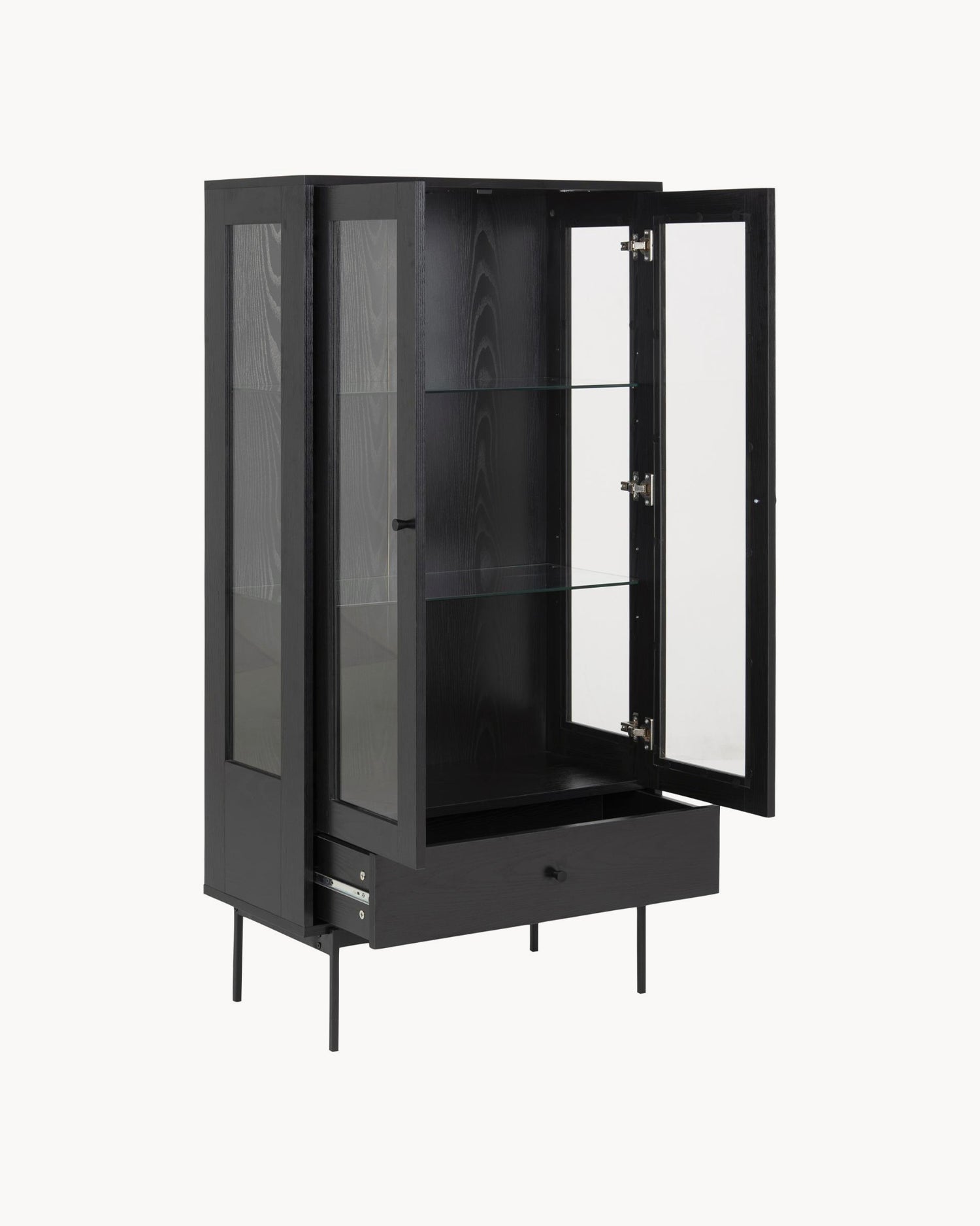 Vetrina in legno e metallo Angus