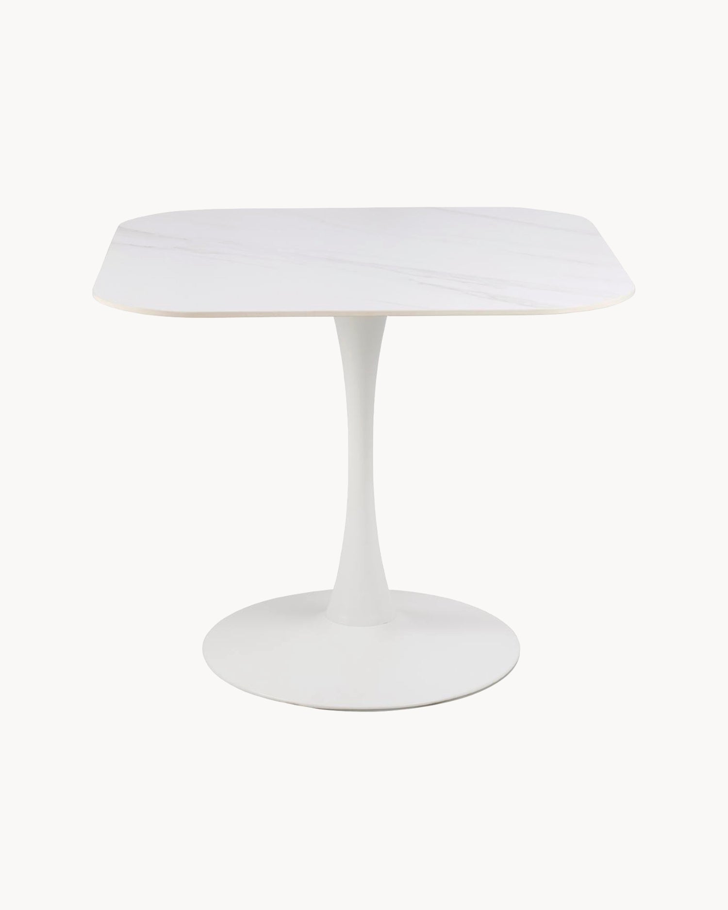 Tavolo da pranzo con piano in ceramica effetto venato Malta