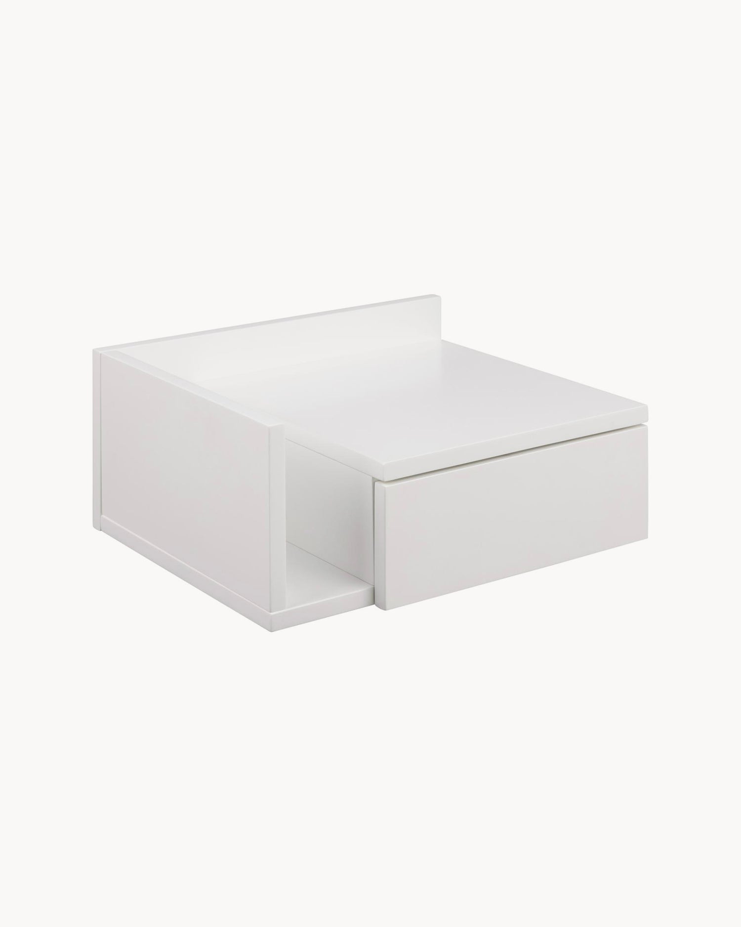 Comodino da parete in legno Ashlan