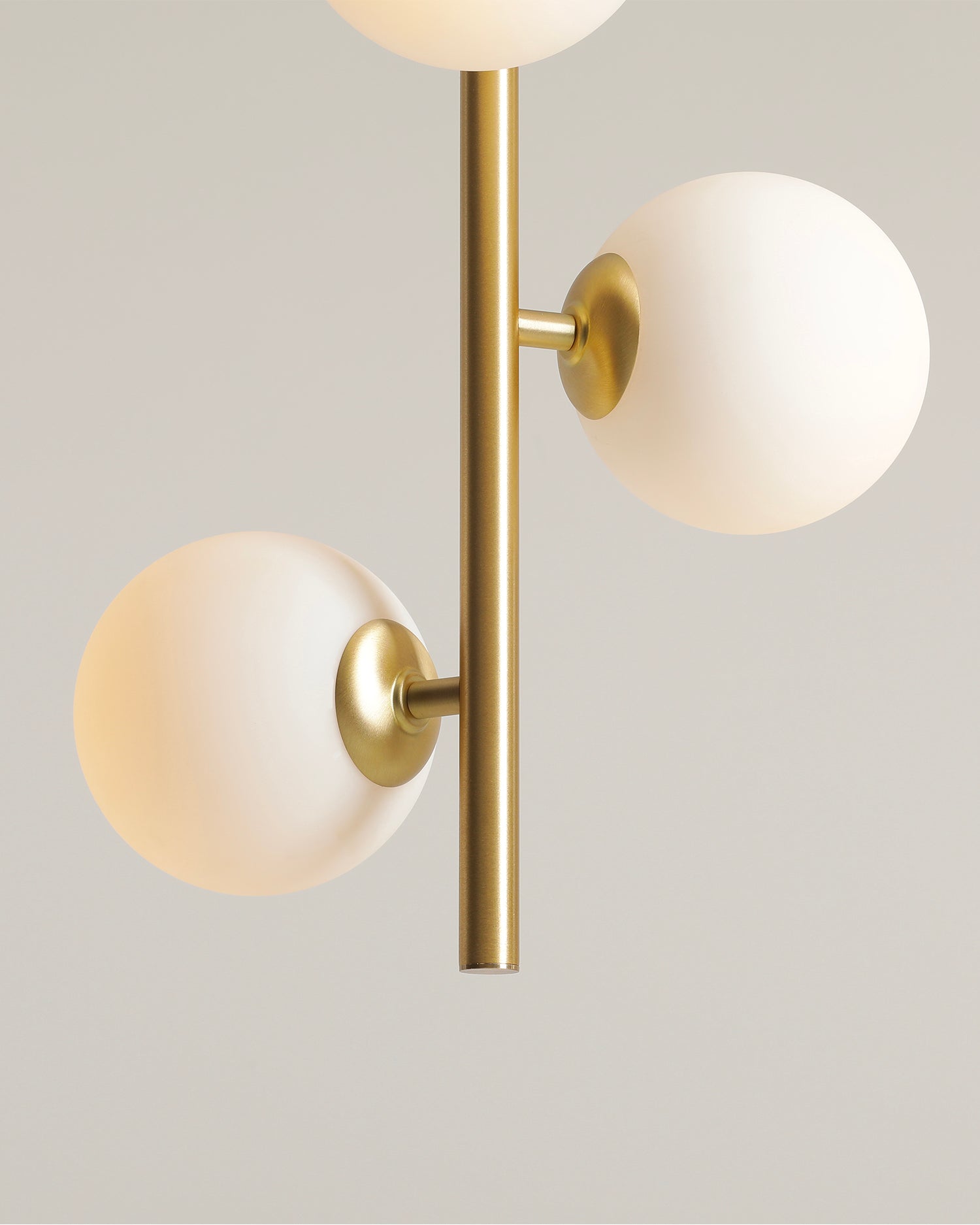 Lampada a sospensione Fin, oro