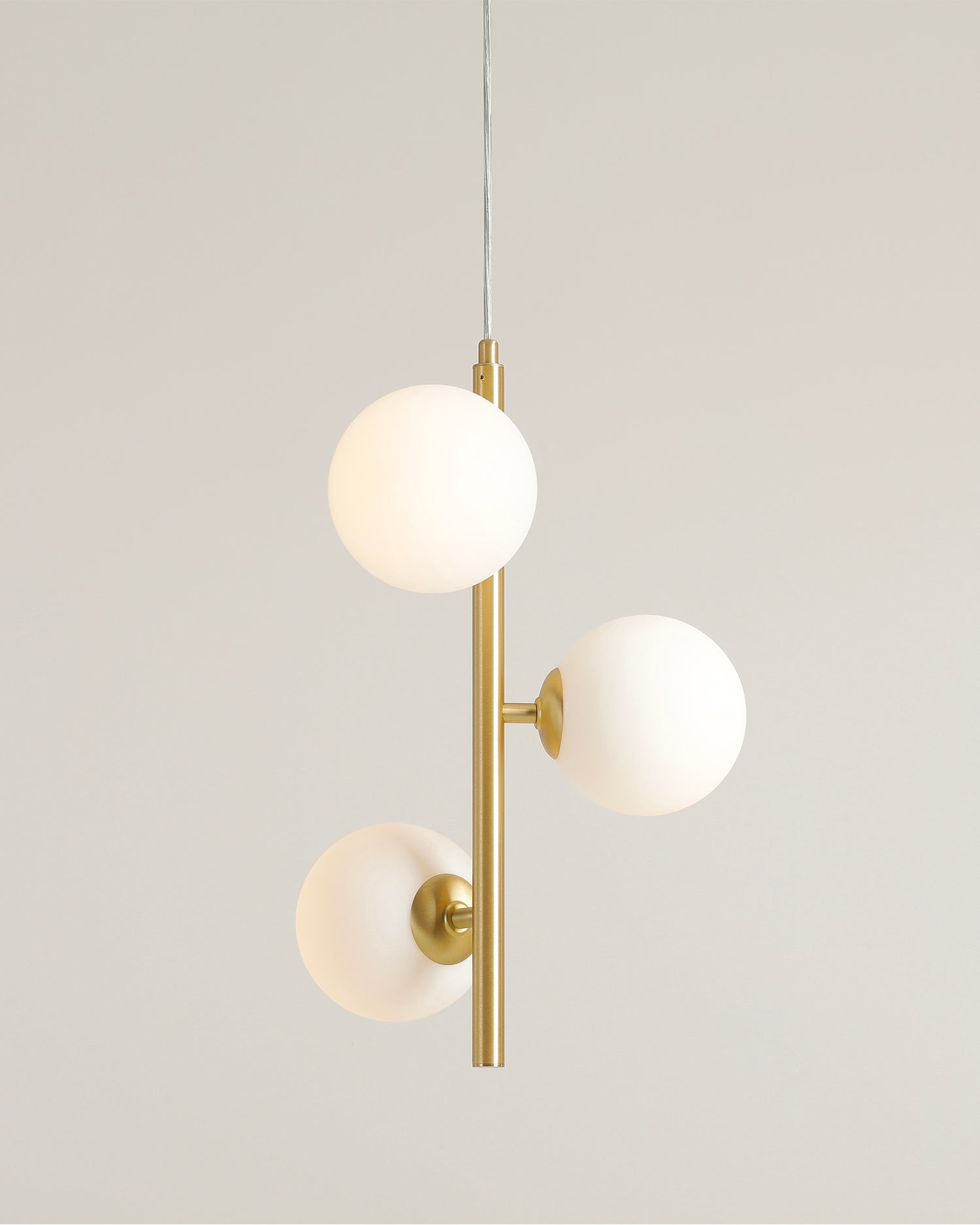 Lampada a sospensione Fin, oro