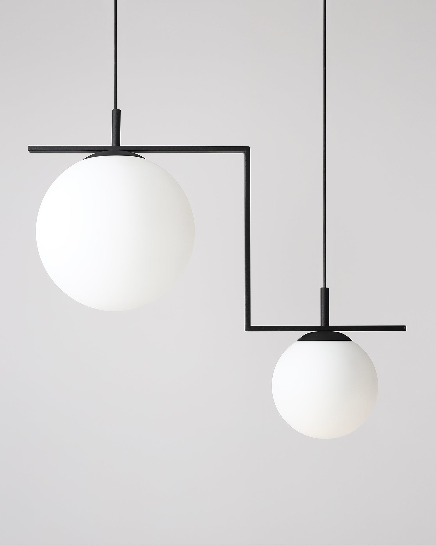 Lampada a sospensione Zac, nera