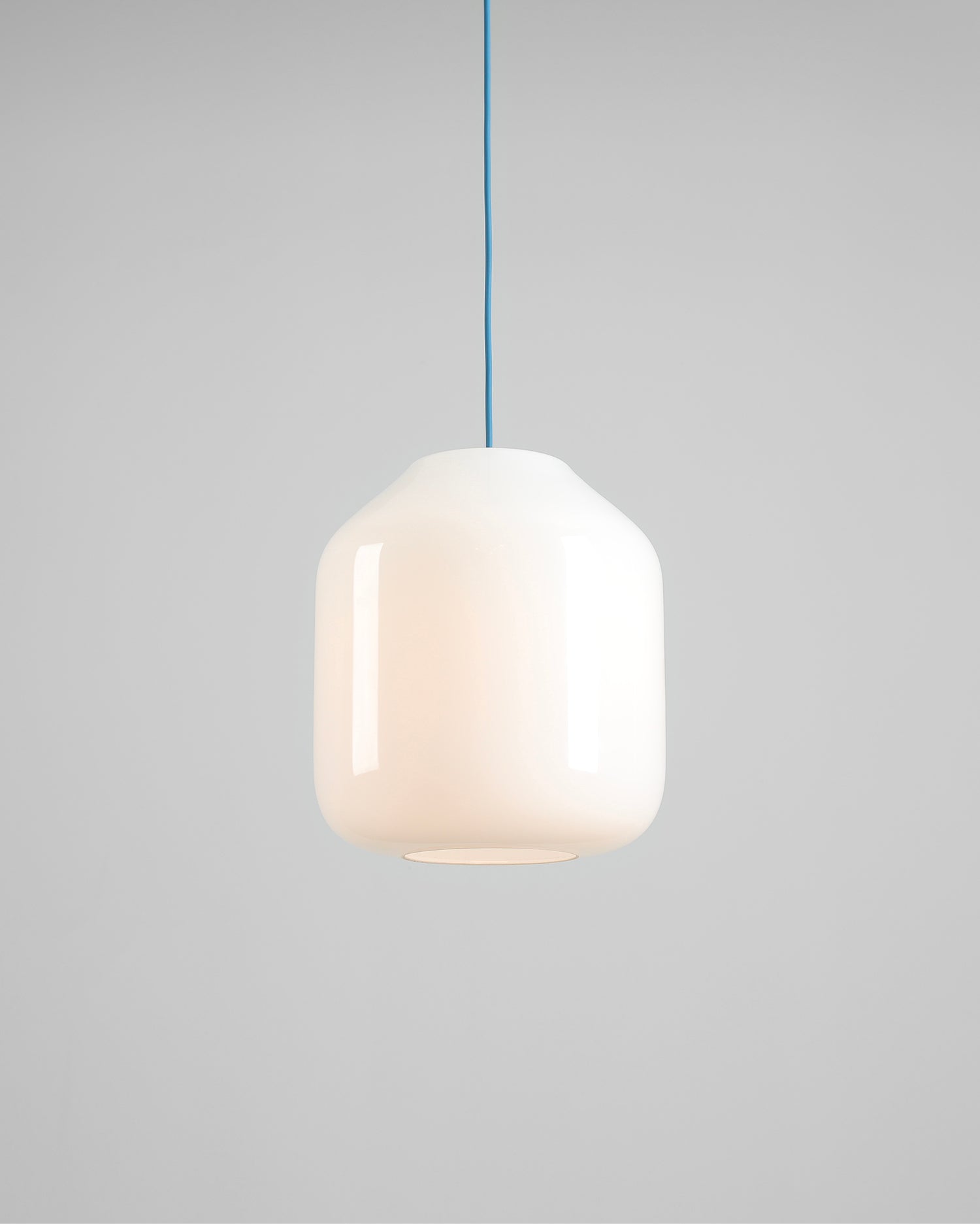 Lampada a sospensione in metallo e vetro Flask