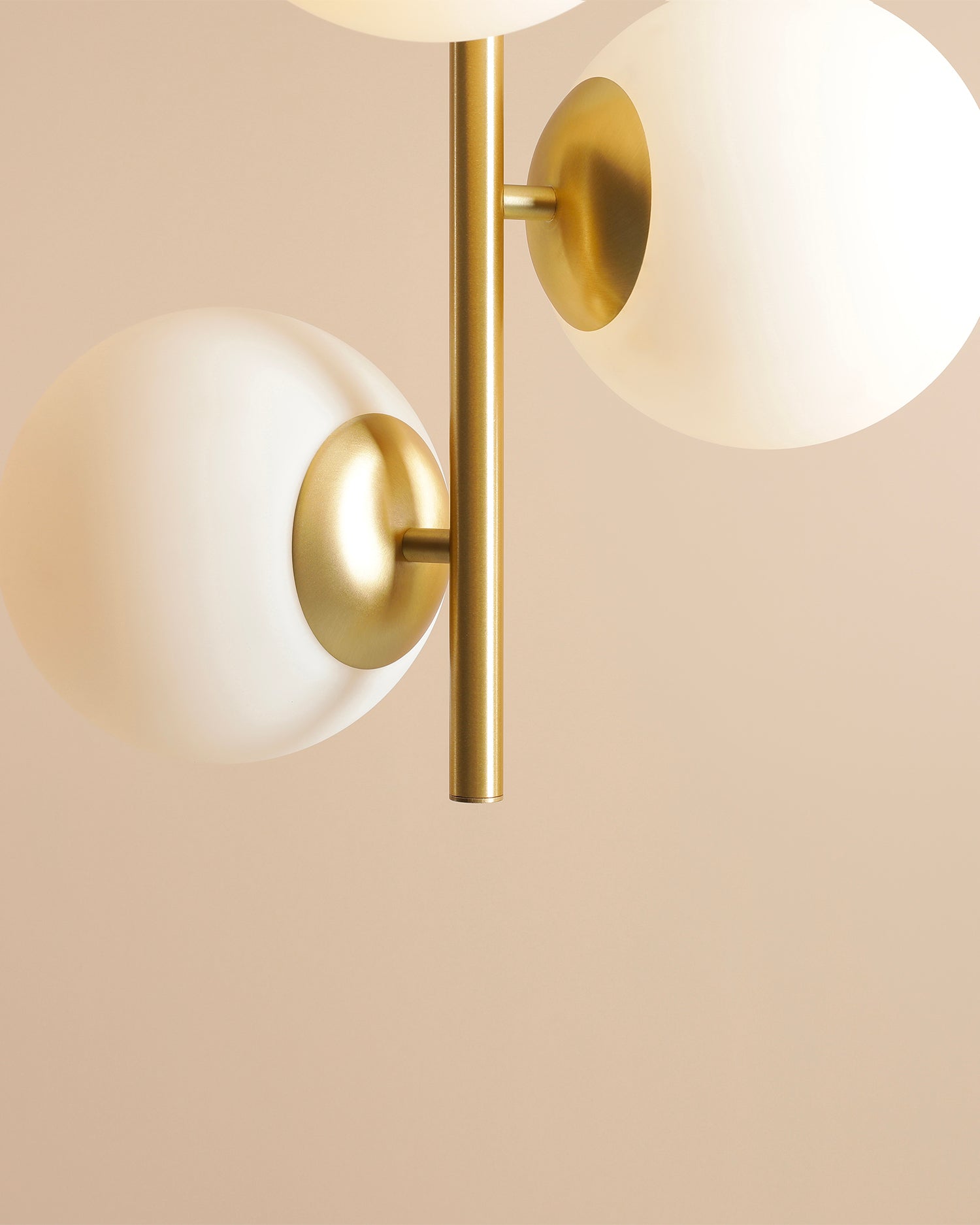 Lampada a sospensione Fin, oro