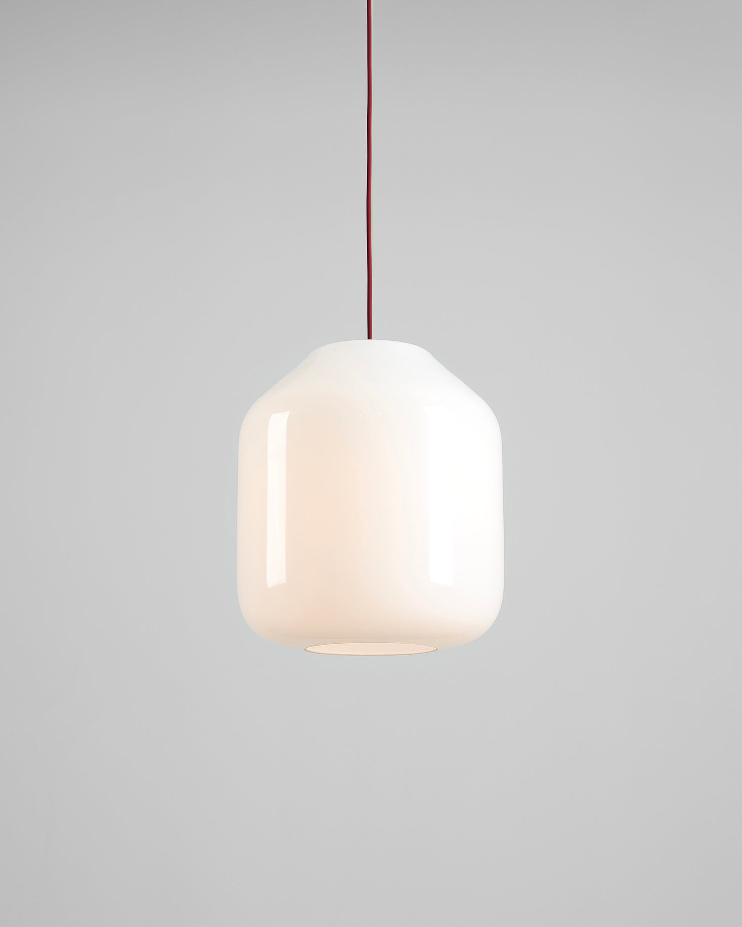 Lampada a sospensione in metallo e vetro Flask