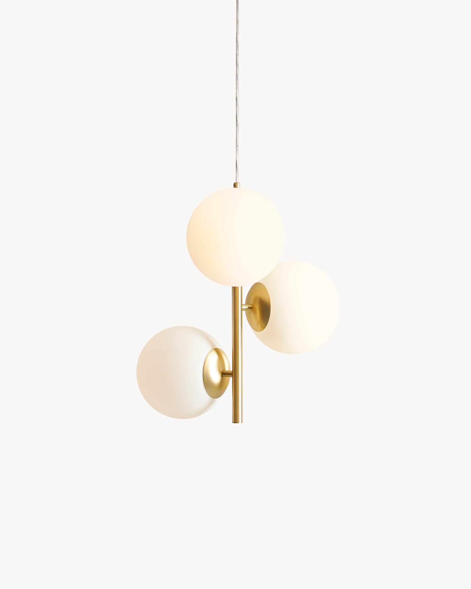 Lampada a sospensione Fin, oro
