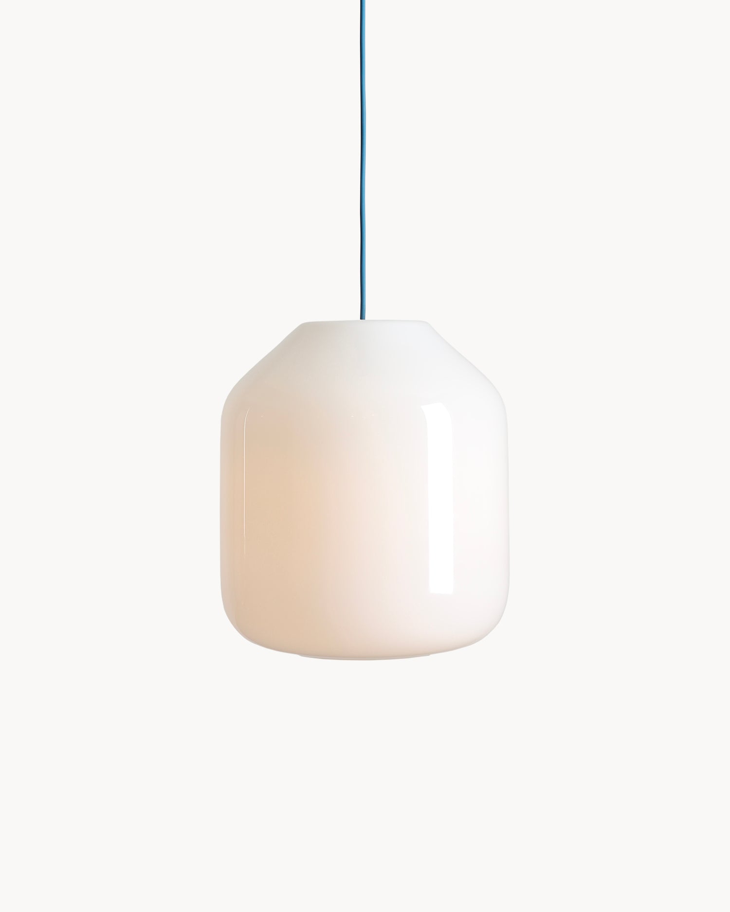 Lampada a sospensione in metallo e vetro Flask