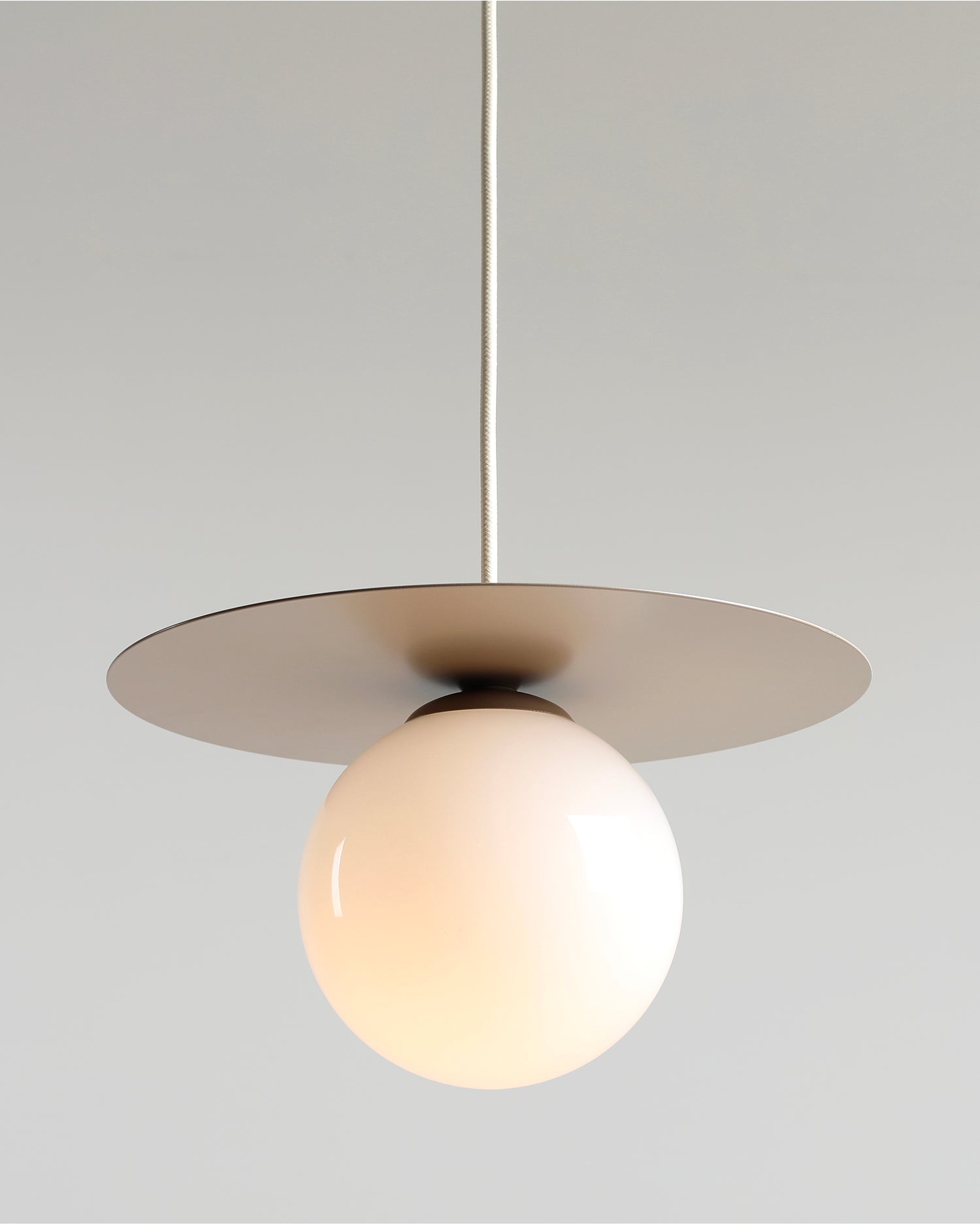 Lampada a sospensione Loop, beige