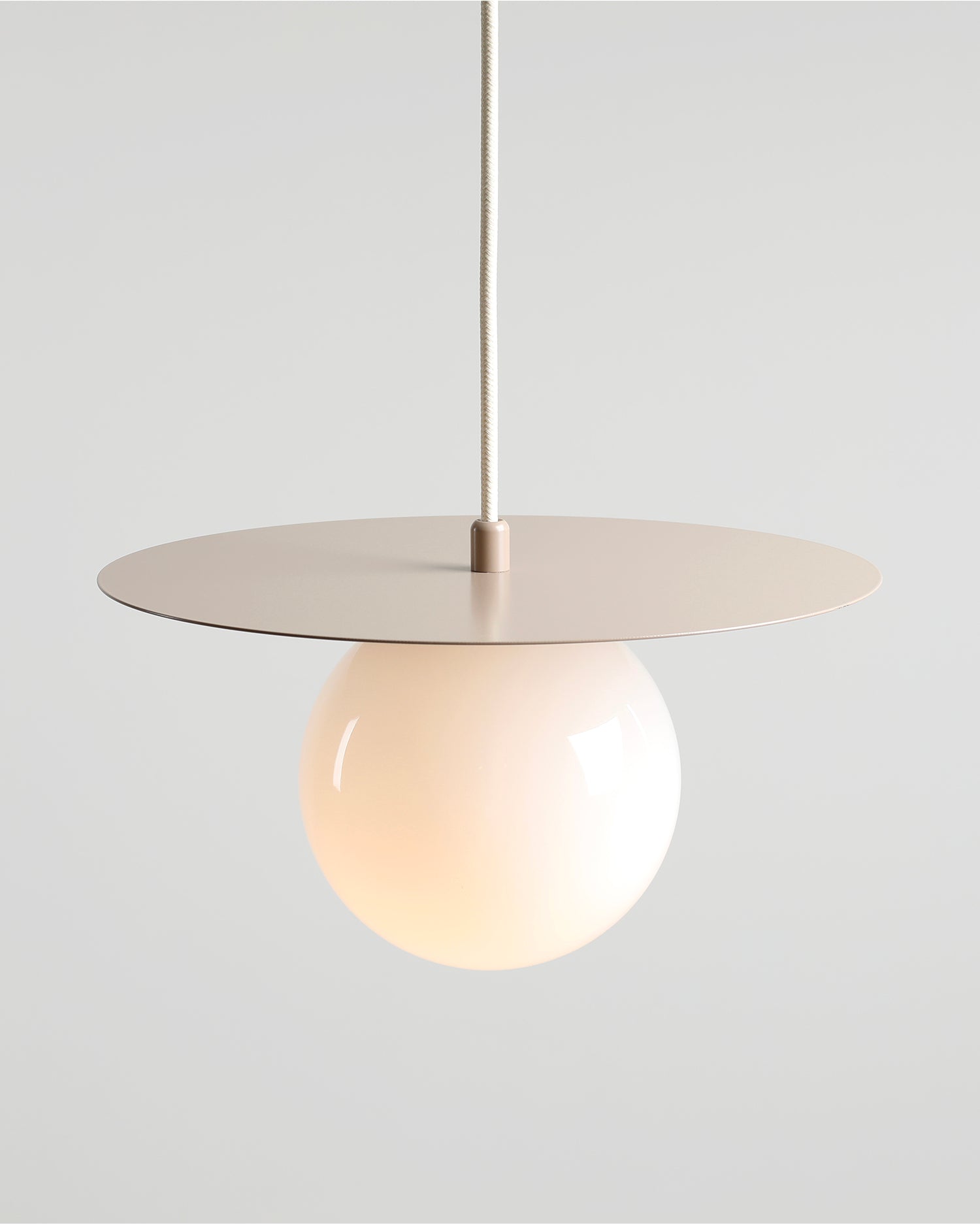 Lampada a sospensione Loop, beige