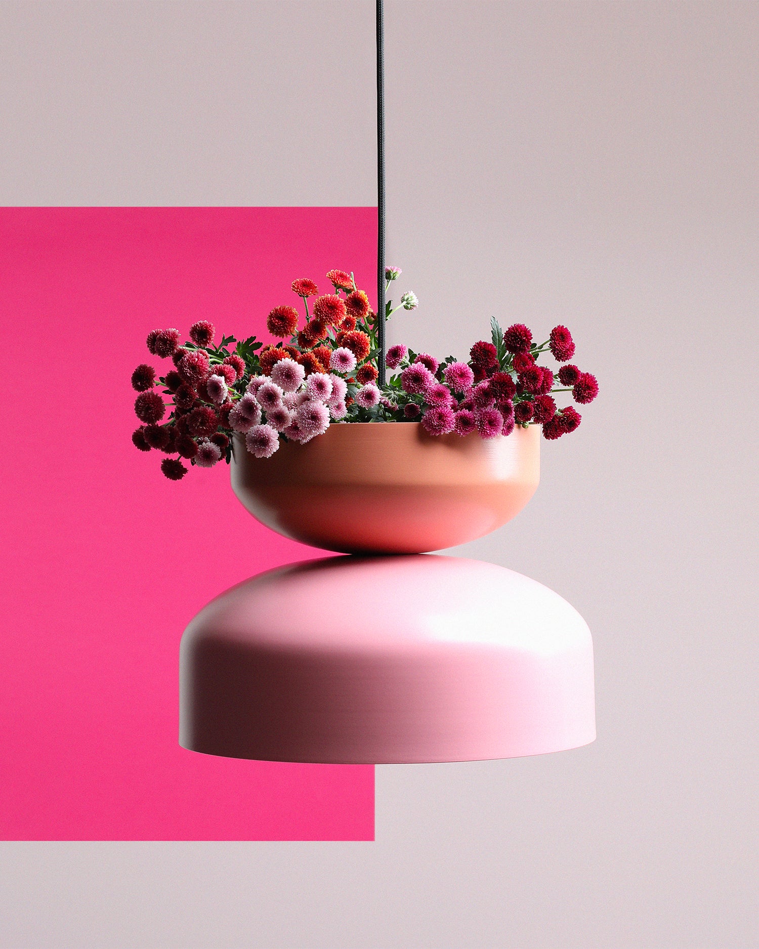 Lampada a sospensione in metallo Tula